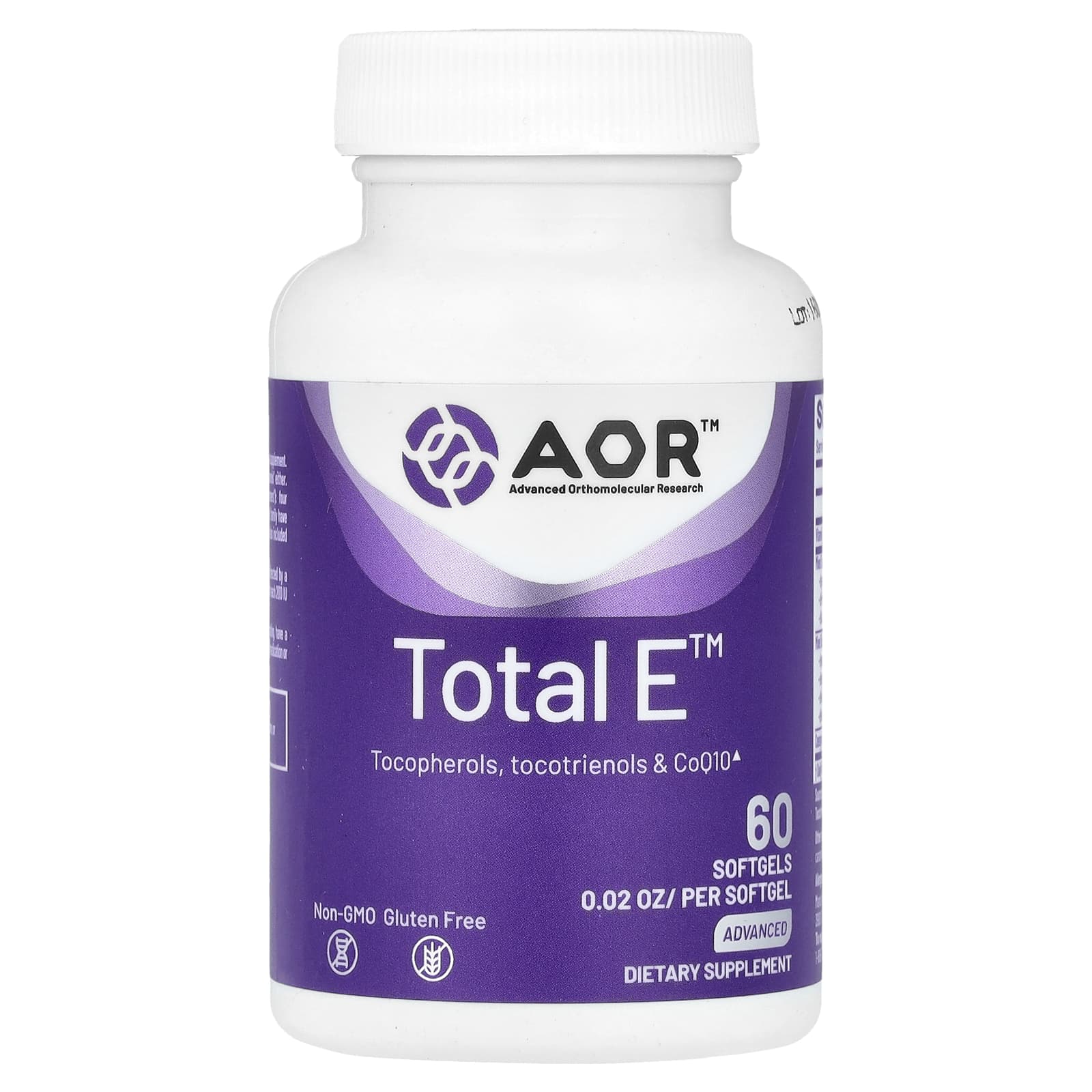 Advanced Orthomolecular Research AOR Total E комплекс витаминов группы Е 60 мягких таблеток 7490₽