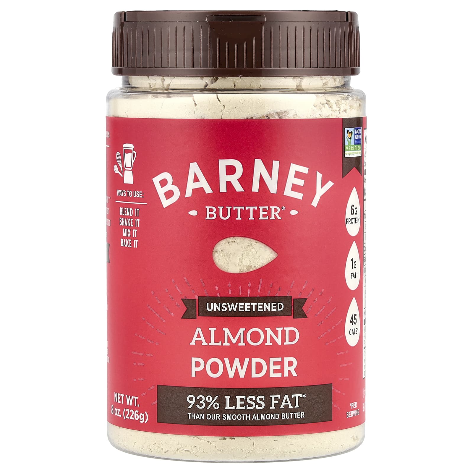 Barney Butter Порошковая миндальная паста несладкая 226 г 8 унций 1890₽