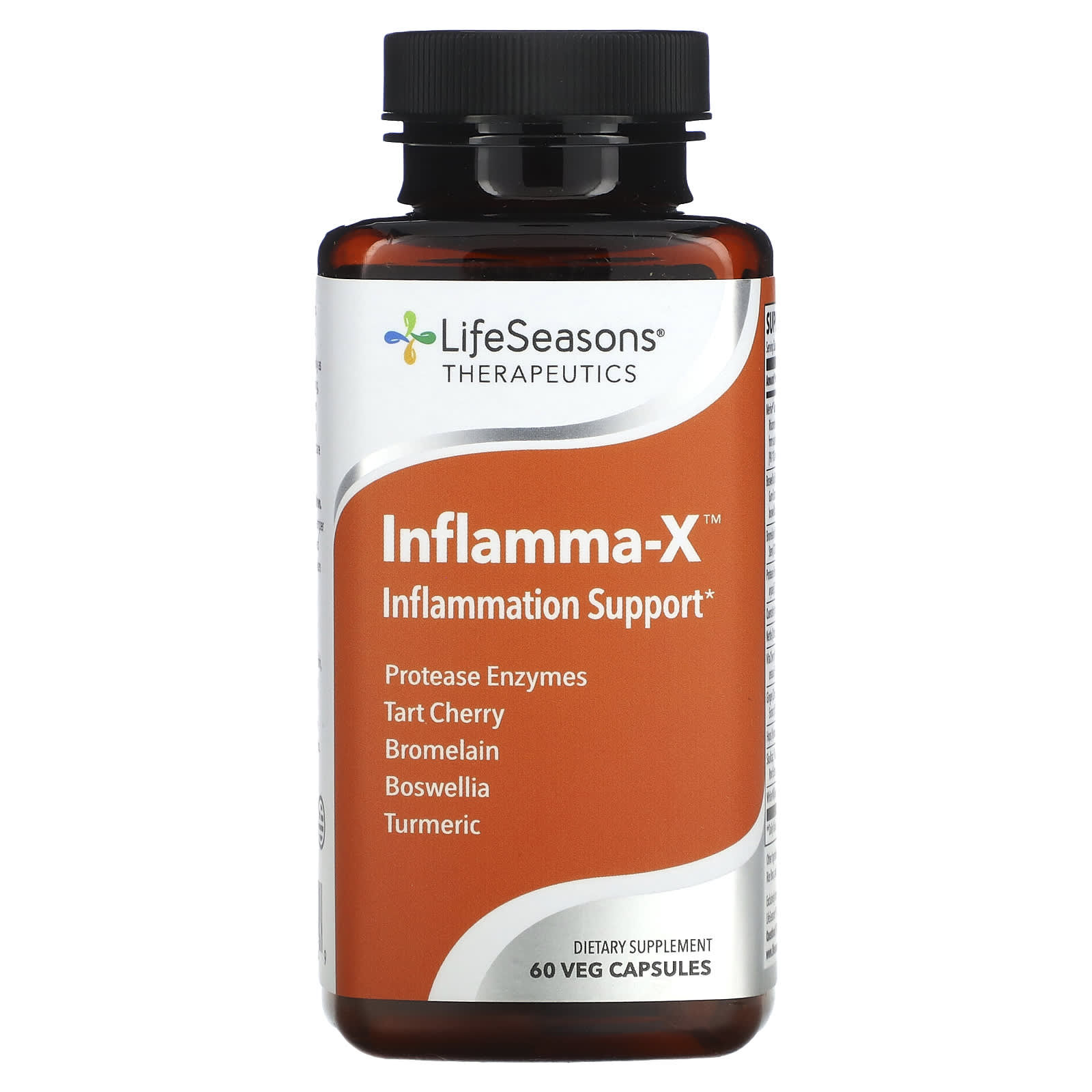 LifeSeasons Inflamma-X поддержка при воспалениях 60 вегетарианских капсул 6990₽