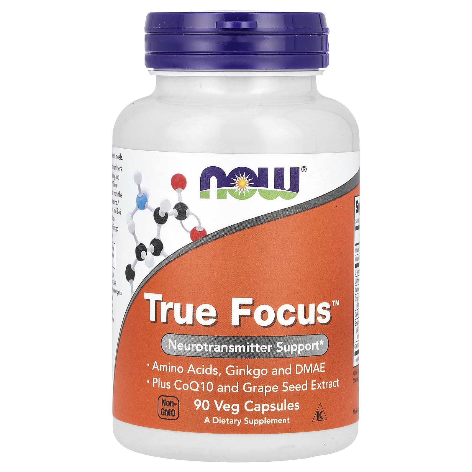 NOW Foods True Focus 90 растительных капсул 2590₽