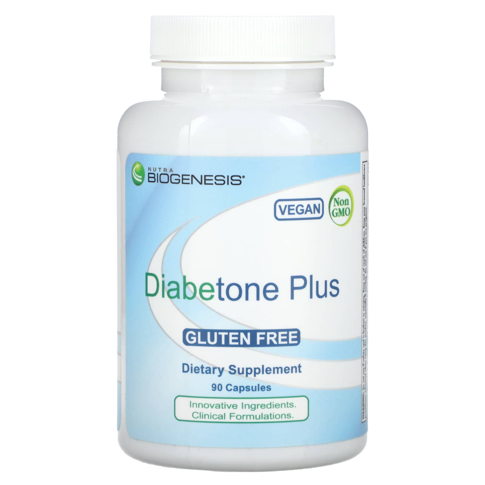 Nutra BioGenesis Diabetone Plus 90 капсул 10390₽