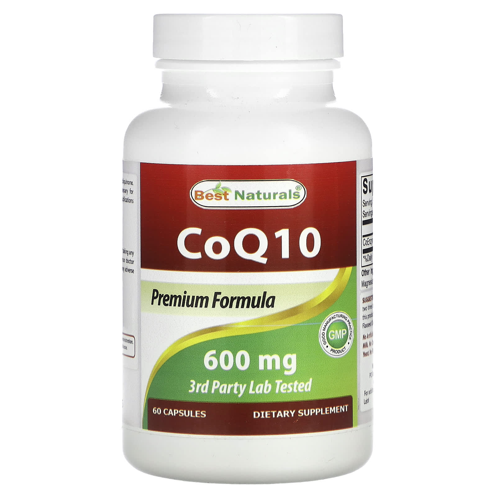 Best Naturals CoQ10 600 мг 60 капсул 8190₽