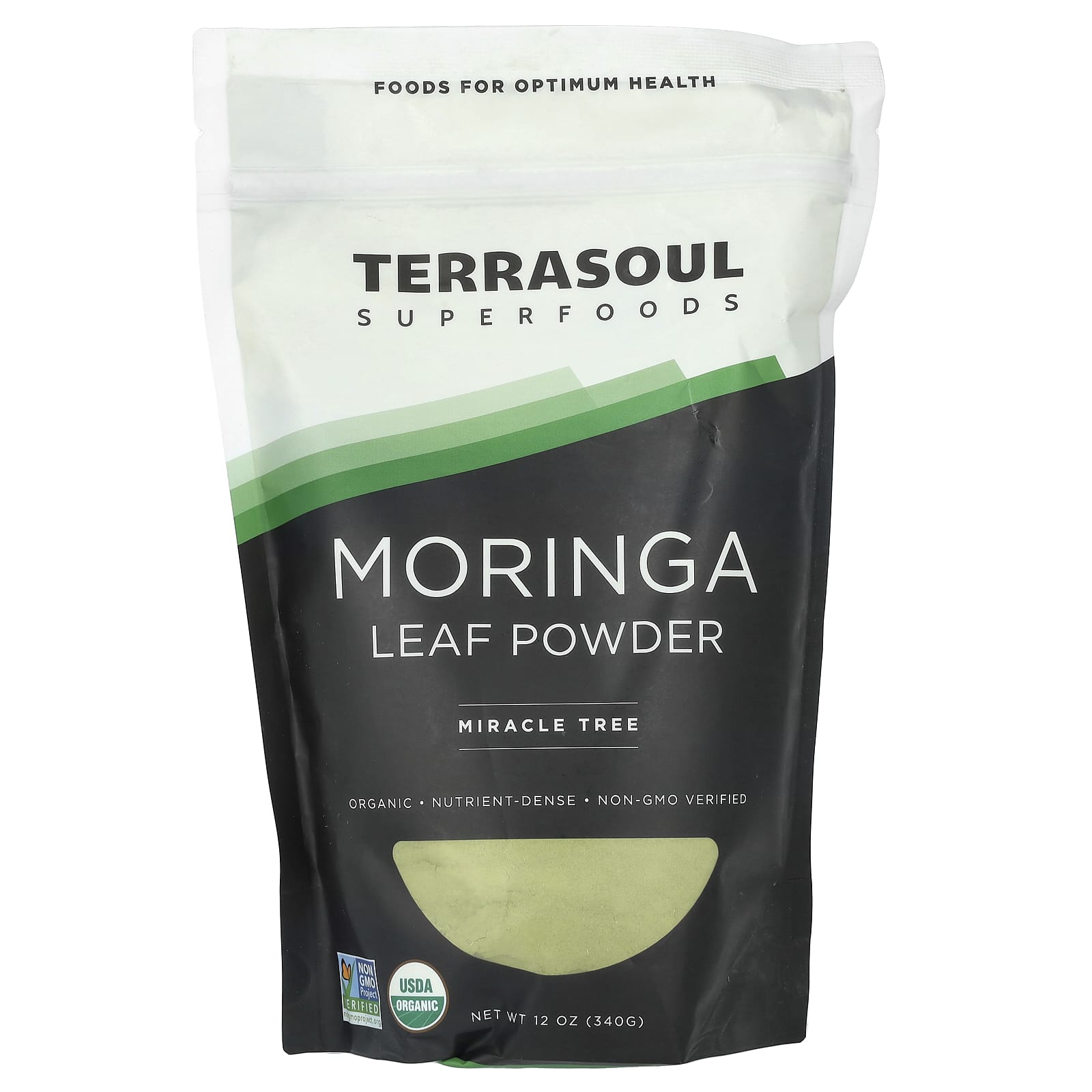 Terrasoul Superfoods порошок из листьев моринги Miracle Tree 340 г 12 унций 2490₽