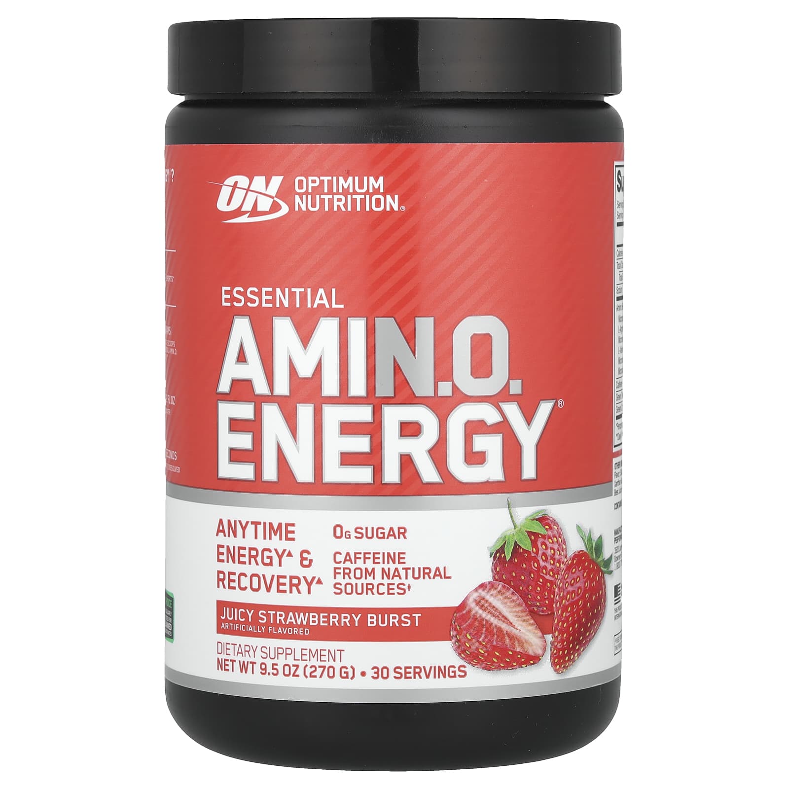 Optimum Nutrition незаменимая аминокислота AminoO Energy сочная клубника 270 г 95 унции 5090₽