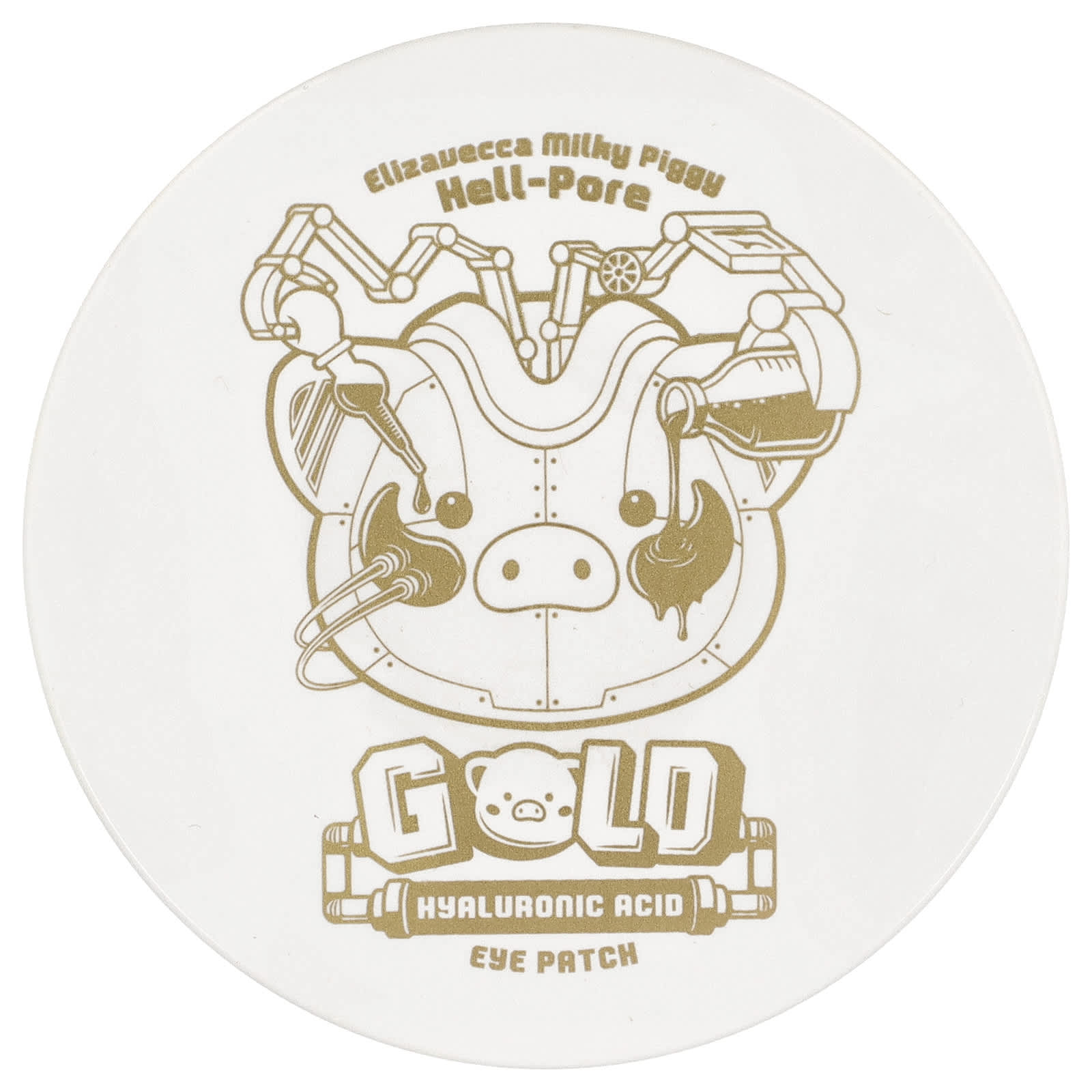 Elizavecca Hell-Pore Gold патчи для глаз с гиалуроновой кислотой 60 патчей 317 унц 90 г 1990₽