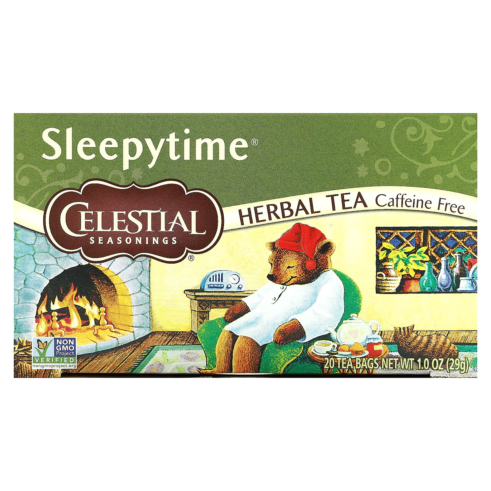 Celestial Seasonings Sleepytime травяной чай без кофеина 20 чайных пакетиков 29 г 10 унции 1590₽