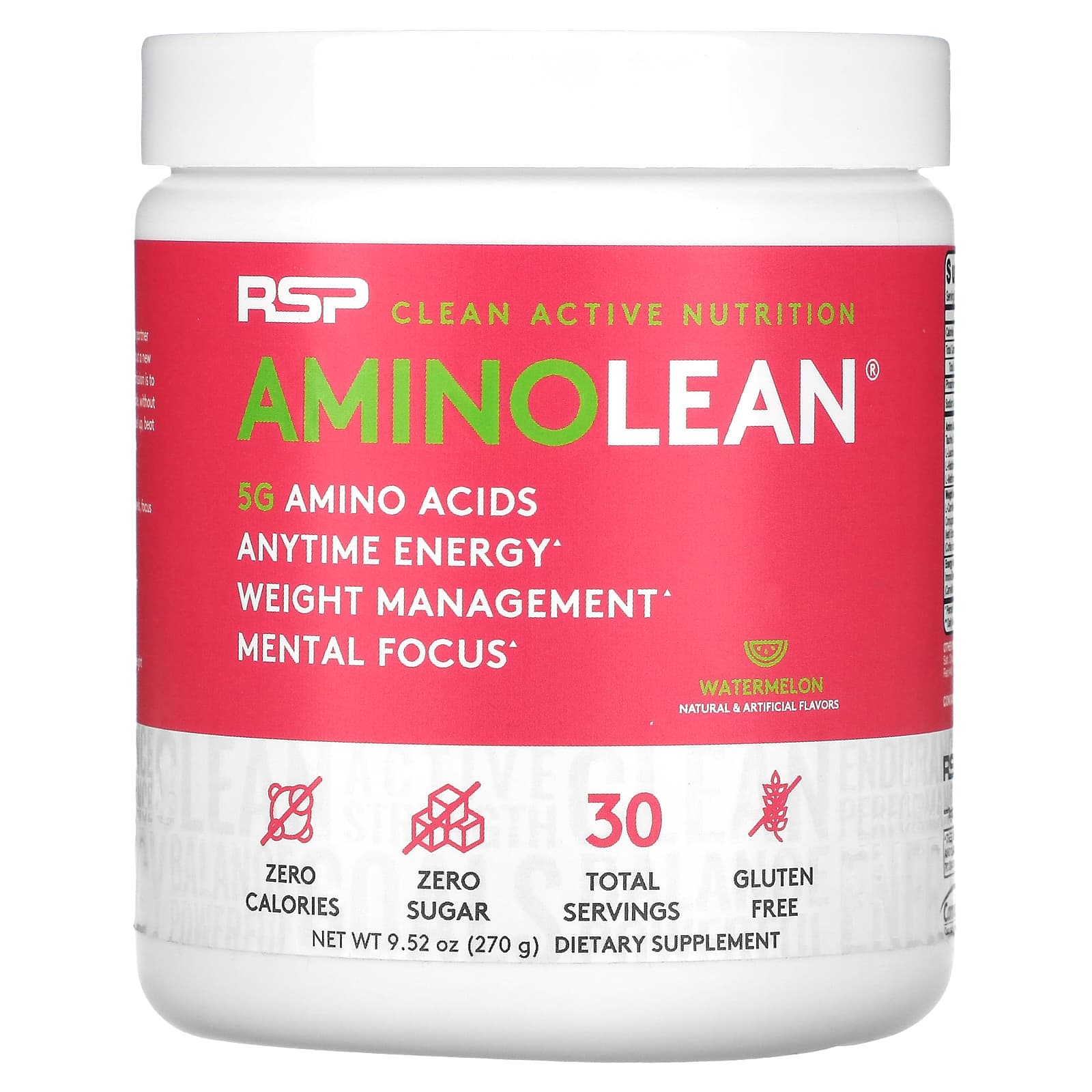 RSP Nutrition AminoLean арбуз 270 г 952 унции 5690₽