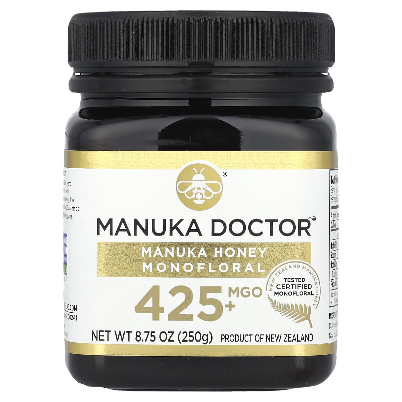 Manuka Doctor, Монофлорный мед манука, MGO 425+, 250 г (8,75 унции)