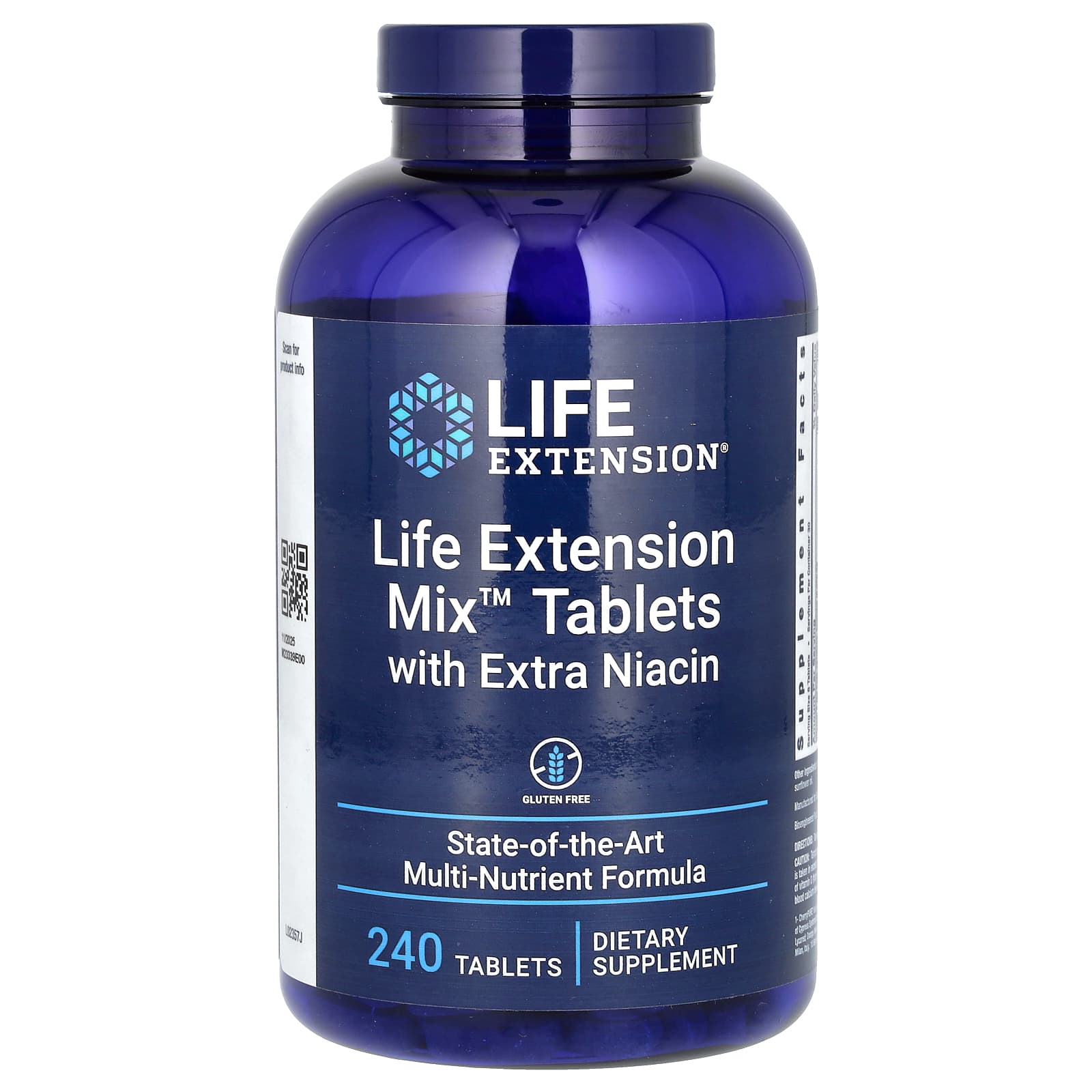 Таблетки Life Extension Mix с дополнительным ниацином 240 таблеток 10590₽