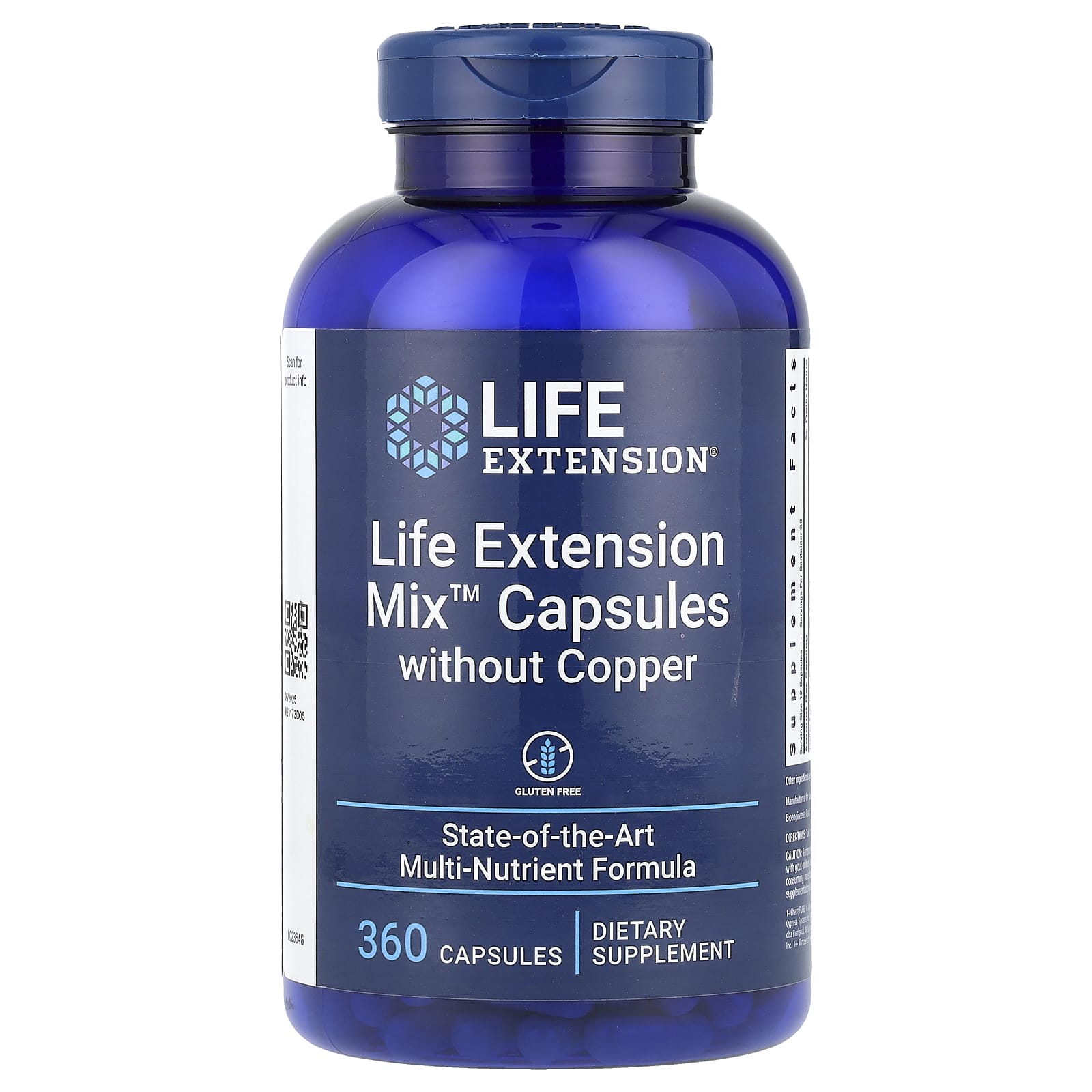Life Extension Смесь капсул без меди 360 капсул 11090₽