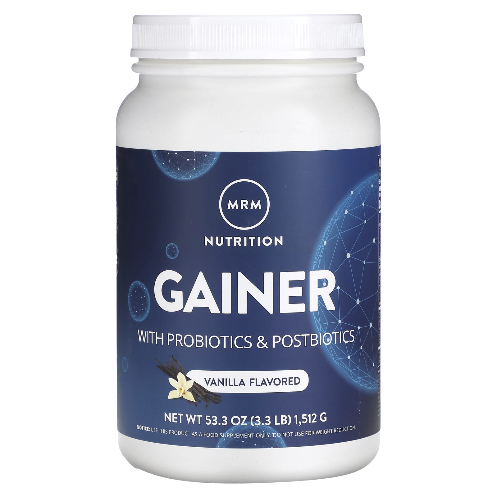 MRM Nutrition Gainer 1 миллиард пробиотиков ваниль 33 фунта 1512 г 6290₽