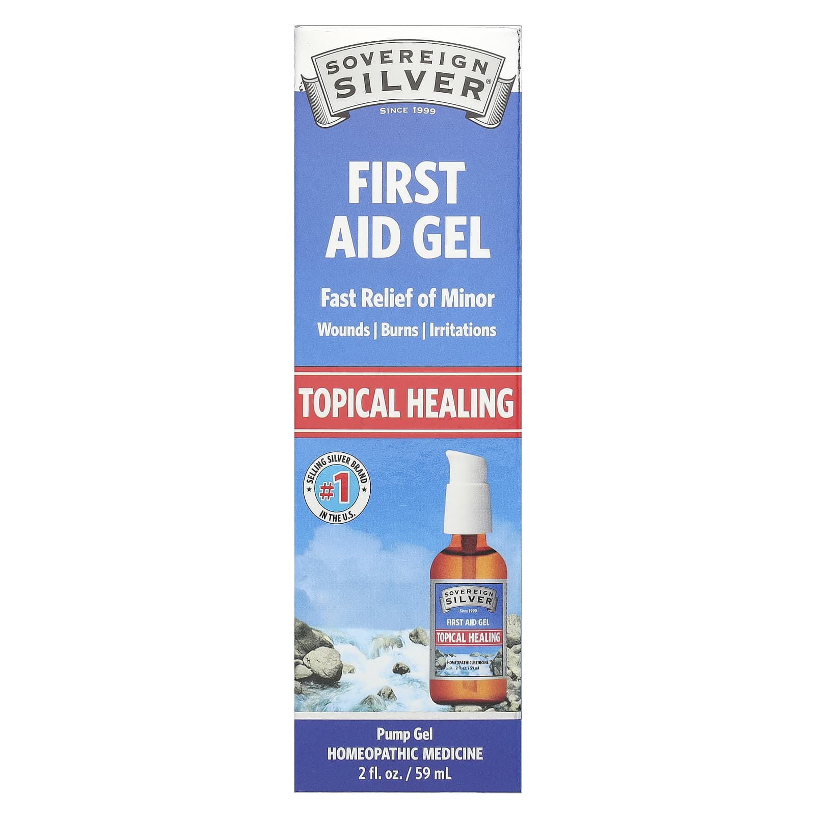 Sovereign Silver гель для оказания первой помощи 59 мл 2 жидк унции 3690₽