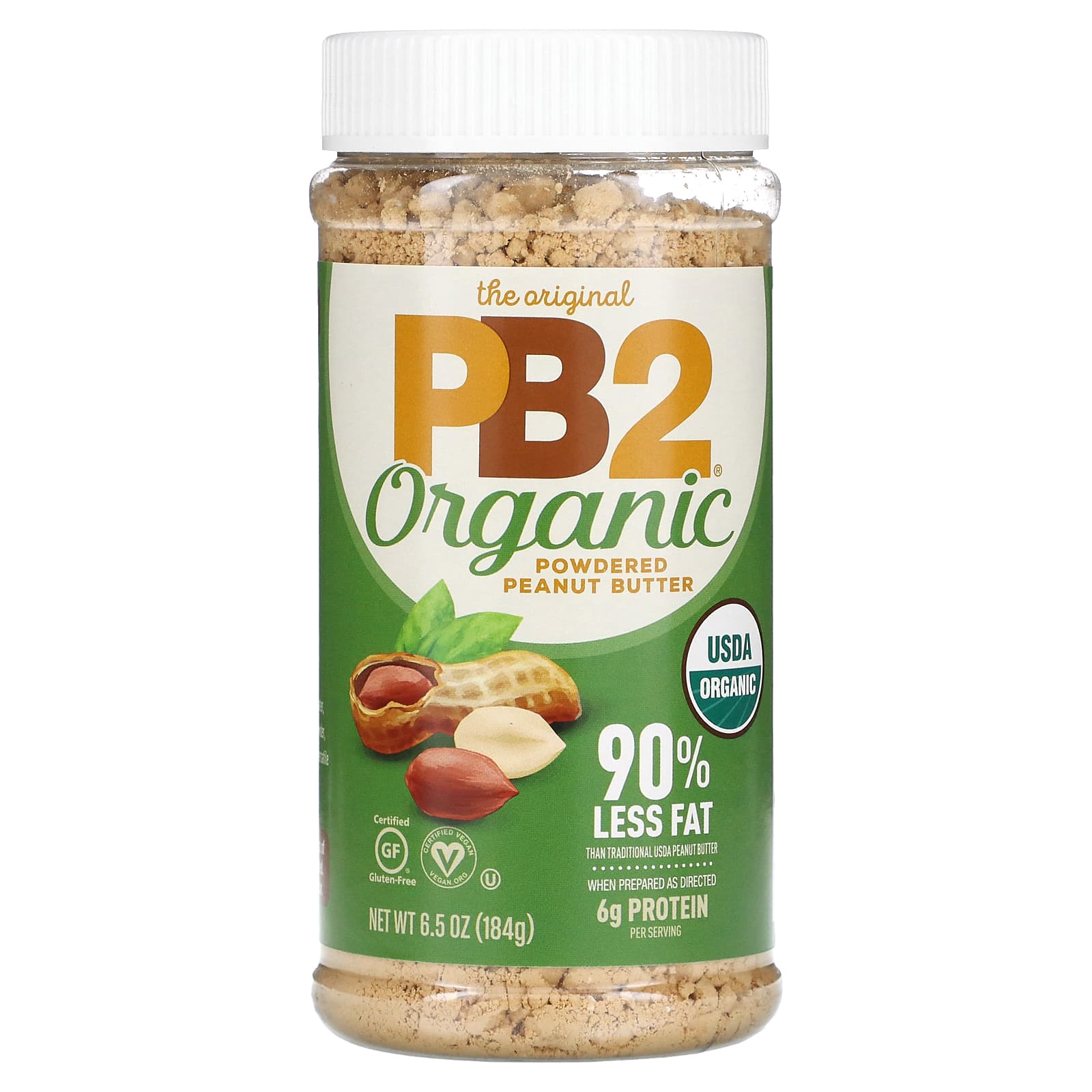 PB2 Foods Органическая арахисовая паста 184 г 65 унции 2090₽