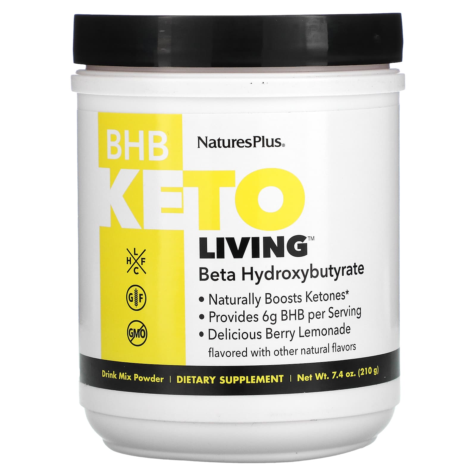 NaturesPlus BHB Keto Living Ягодный лимонад 210 г 74 унции 6890₽