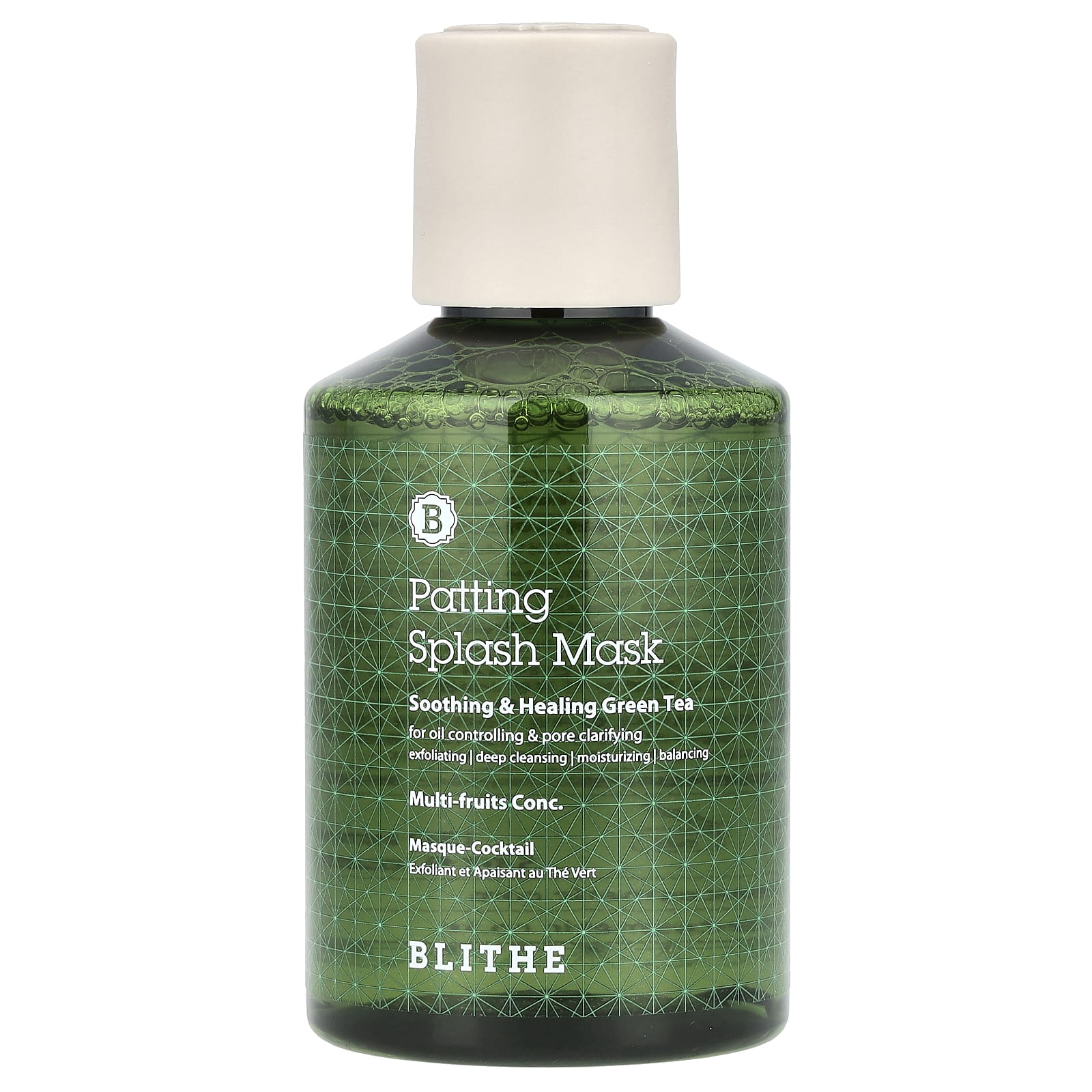 Blithe Patting Splash Mask успокаивающая и заживляющая маска с зеленым чаем 150 мл 507 жидк унции 3290₽