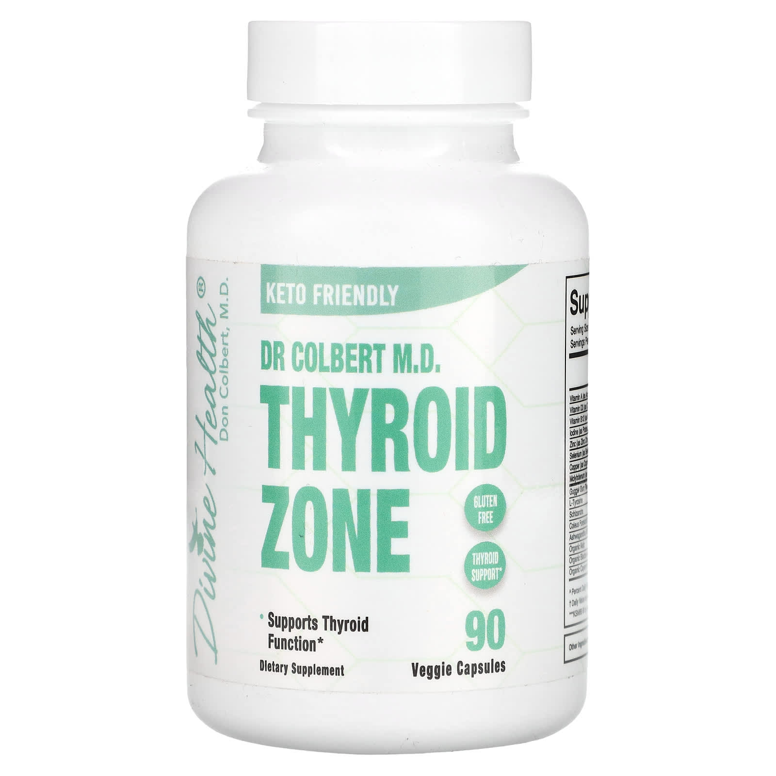 Divine Health доктора медицины Кольбера Thyroid Zone 90 растительных капсул 6290₽