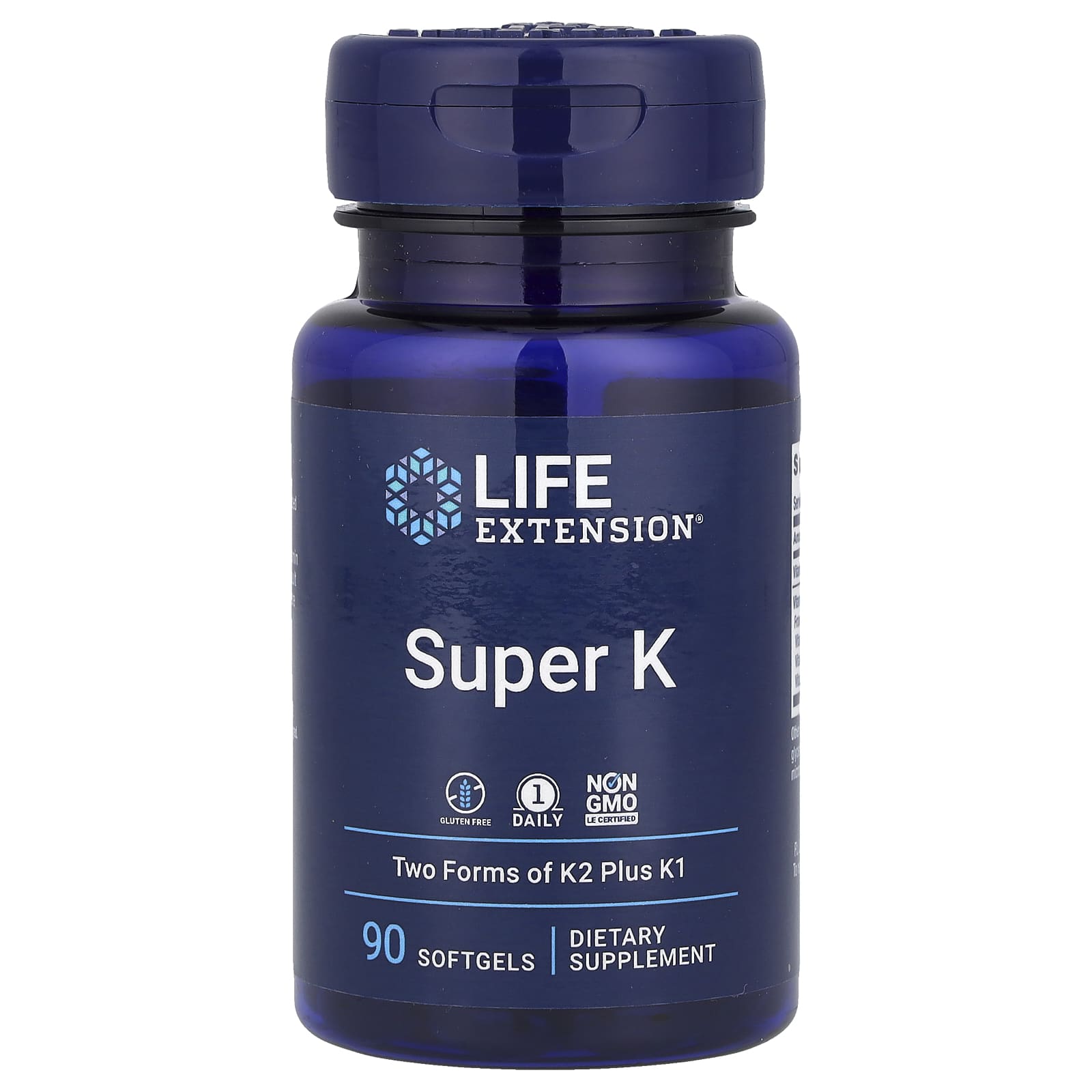Life Extension Продукт Super K 90 мягких желатиновых капсул 4290₽