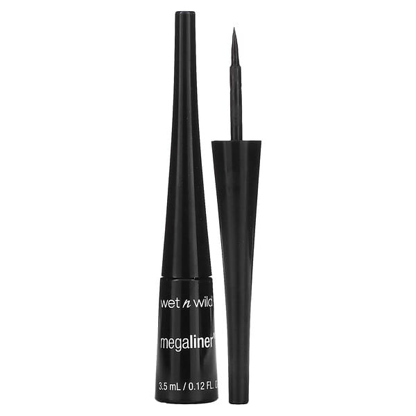 wet n wild, Жидкая подводка для глаз MegaLiner, черный цвет, 3,5 мл
