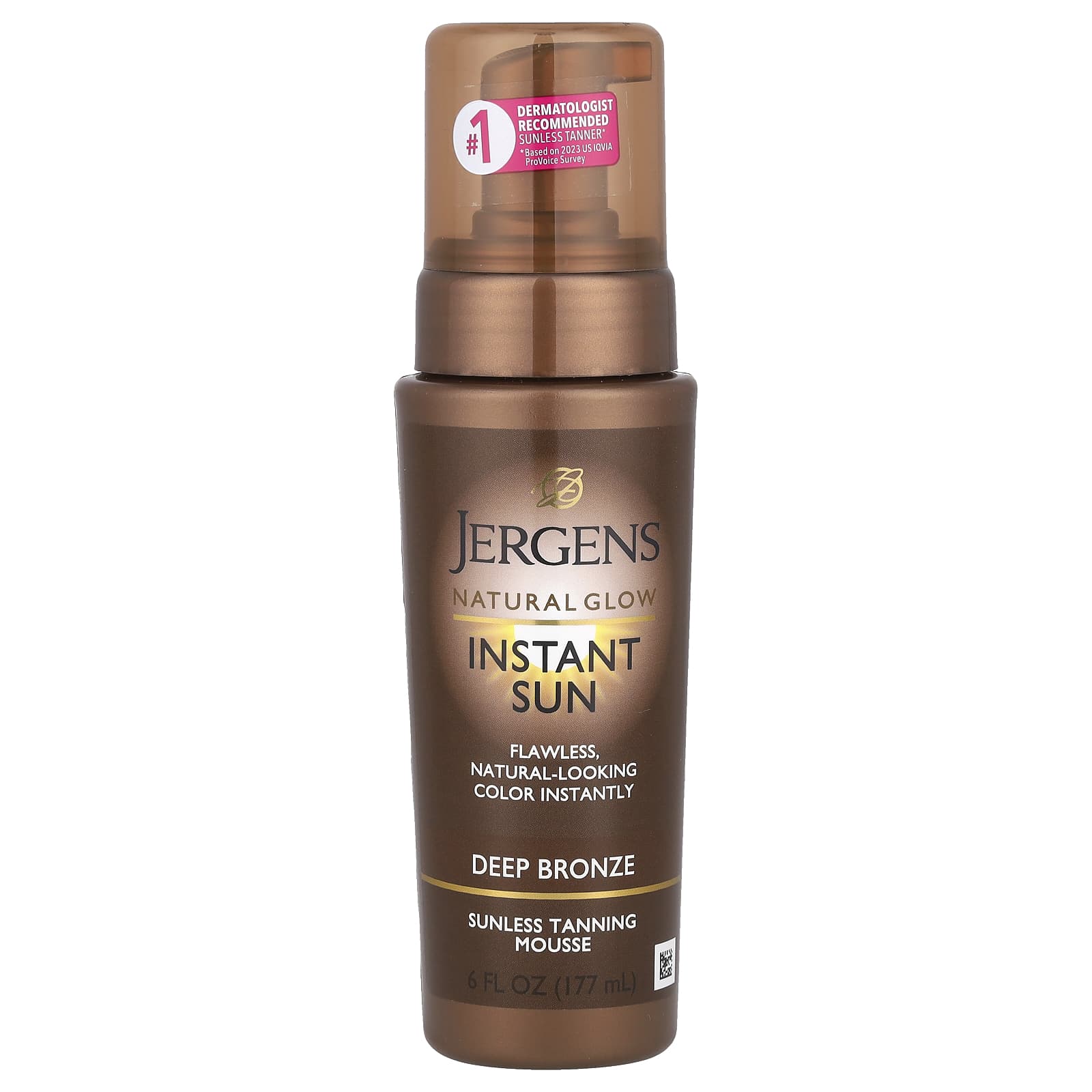 Jergens Мусс для автозагара Natural Glow Instant Sun оттенок Deep Bronze 177 мл 2890₽