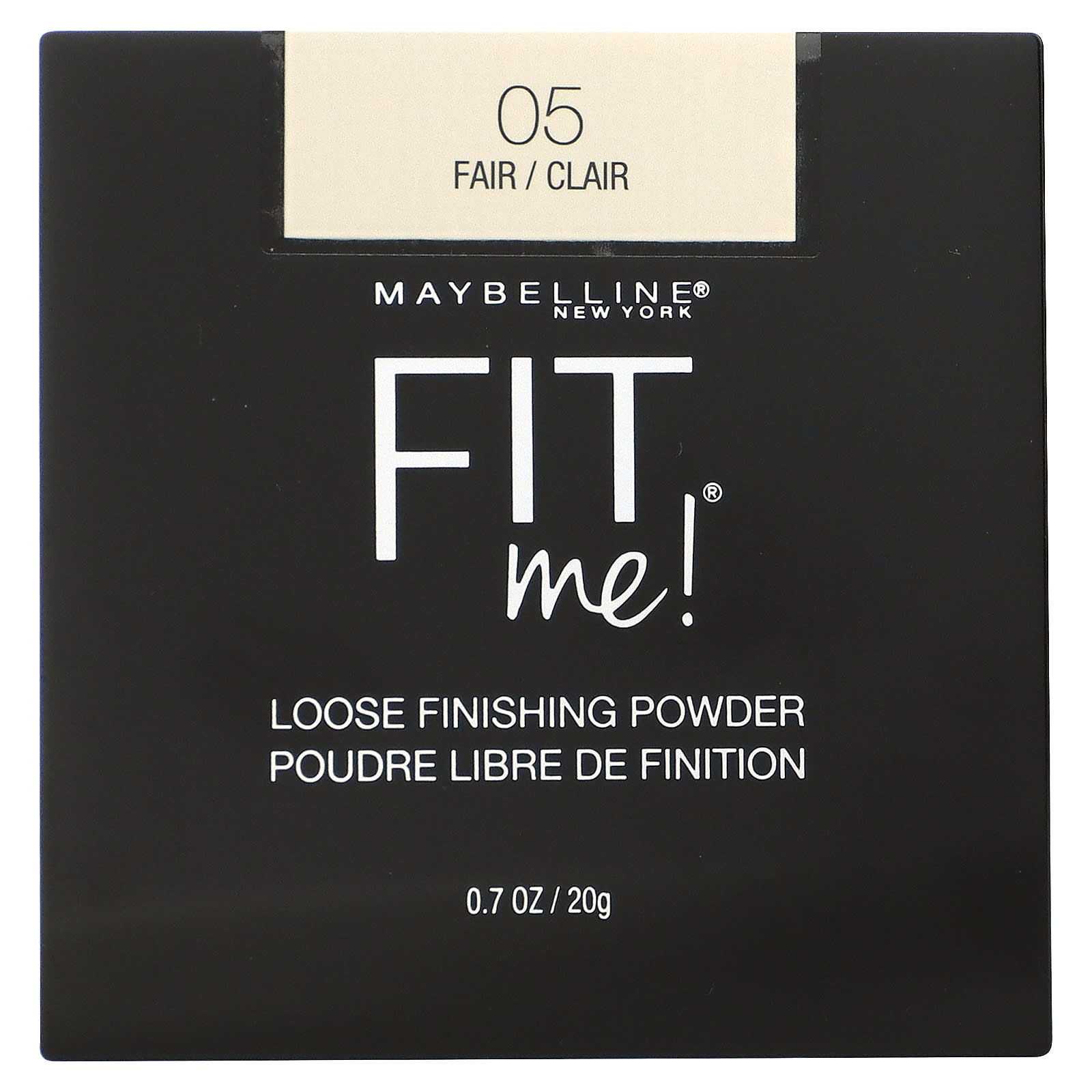 Maybelline Fit Me рассыпчатая финишная пудра оттенок 05 Светлый 20 г 2090₽