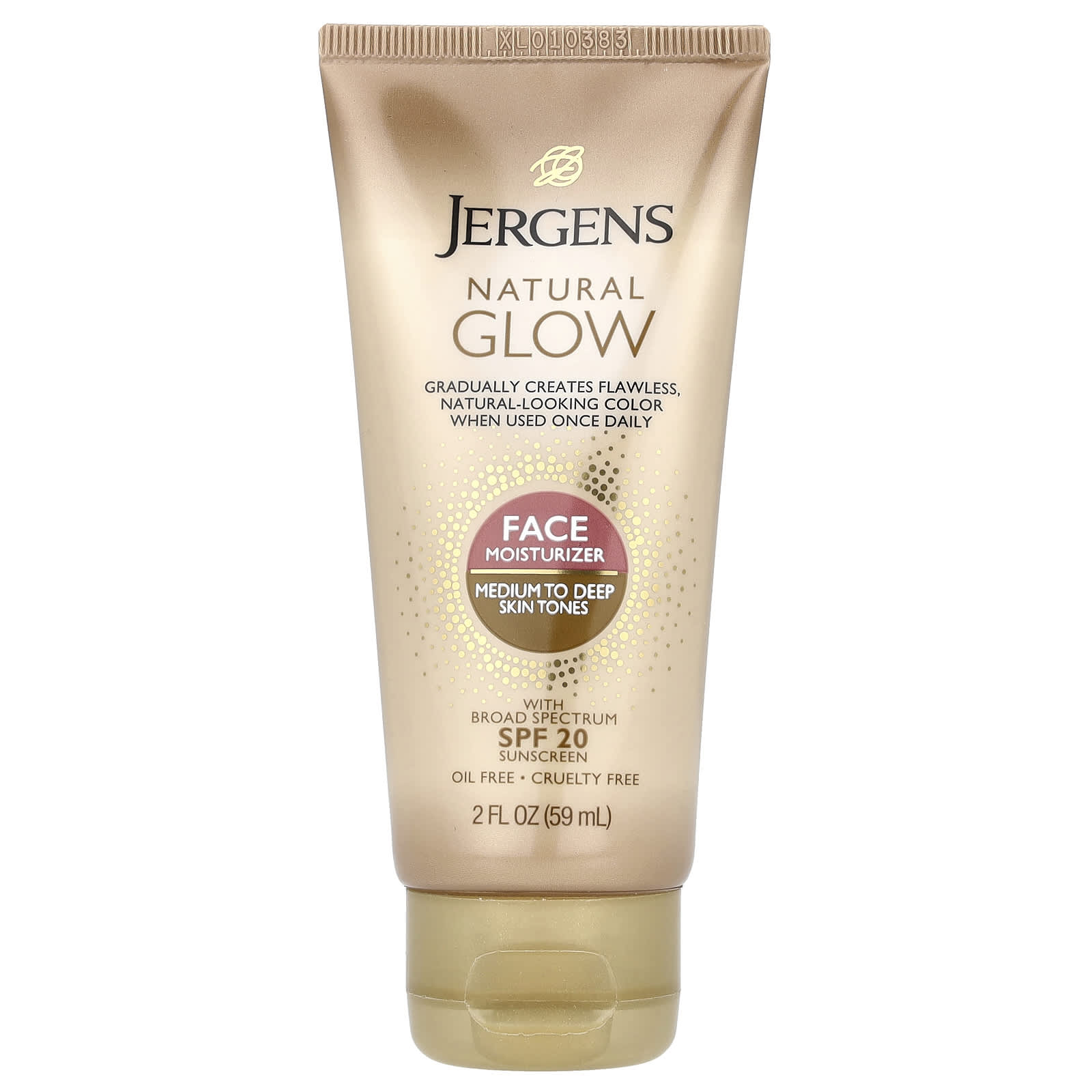 Jergens Natural Glow увлажняющее средство для лица SPF 20 от средних до темных оттенков кожи 59 мл 2 жидк унции 2790₽