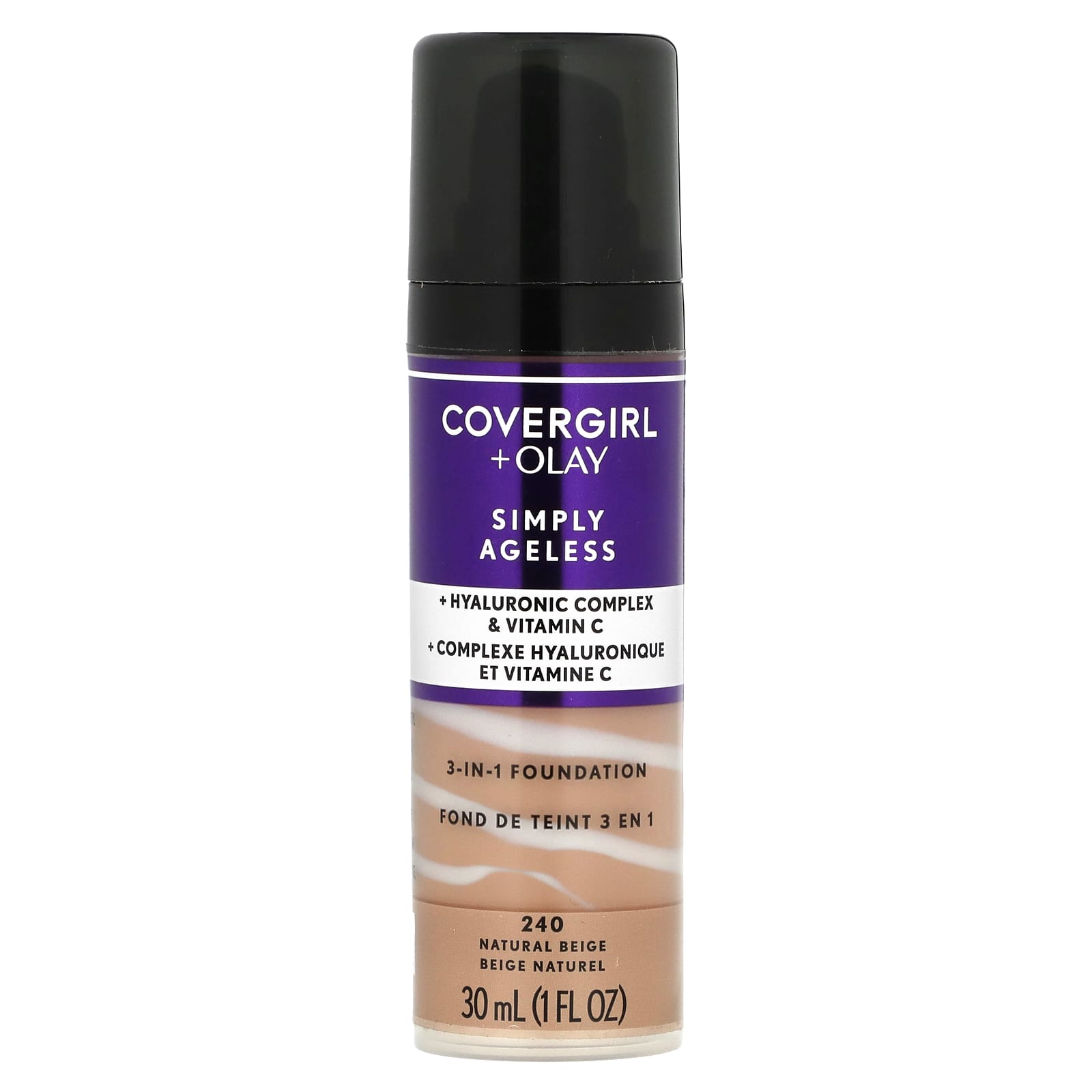 Covergirl Olay Simply Ageless тональный крем 3 в 1 оттенок 240 натуральный бежевый 30 мл 1 жидк унция 2390₽