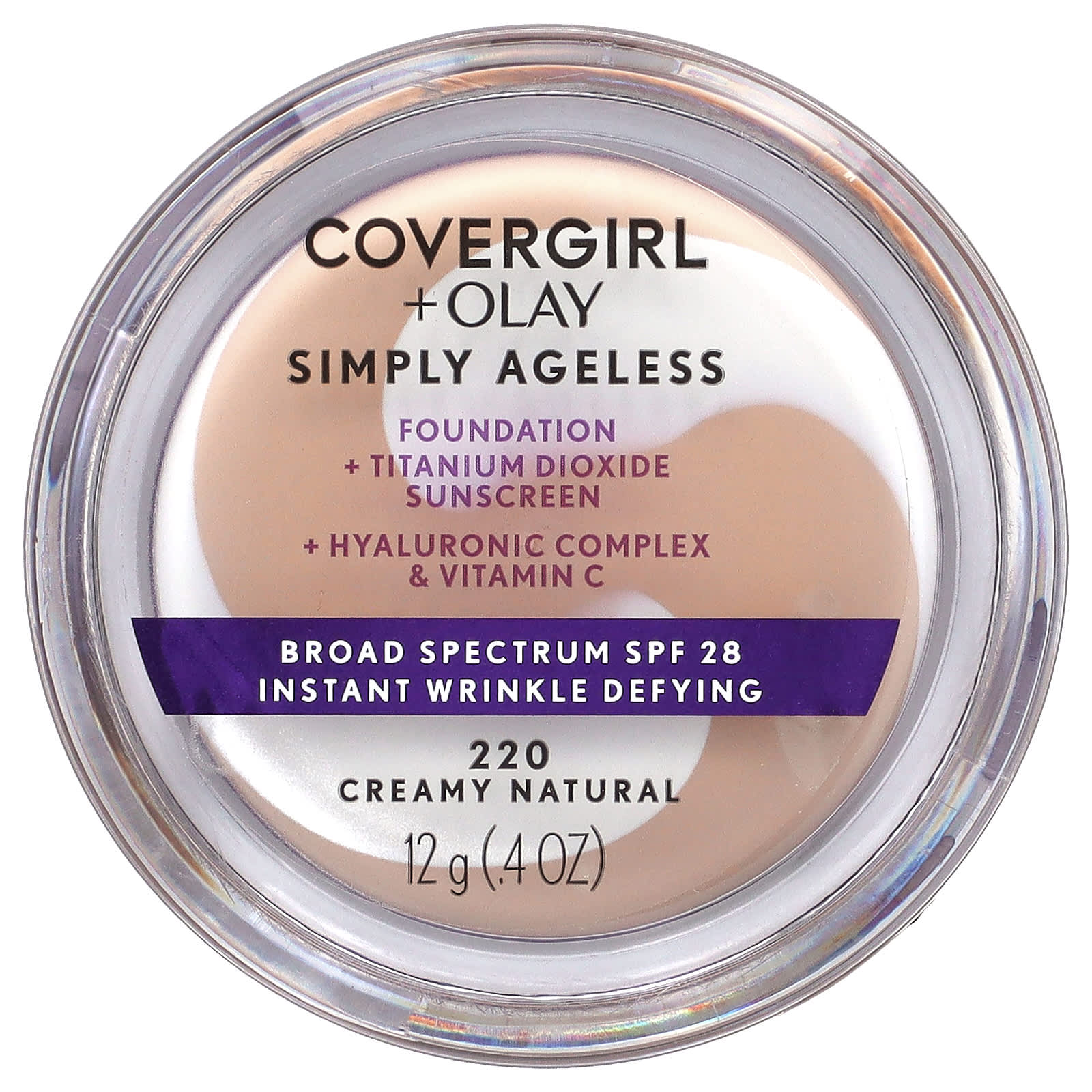 Covergirl Olay Simply Ageless тональная основа SPF 28 натуральный крем 220 г 12 г 04 унции 2590₽