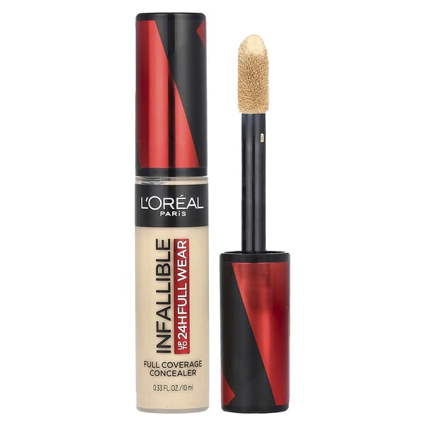 L'Oréal, Infallible, консилер для полного покрытия, ваниль 355, 10 мл (0,33 жидк. Унции)
