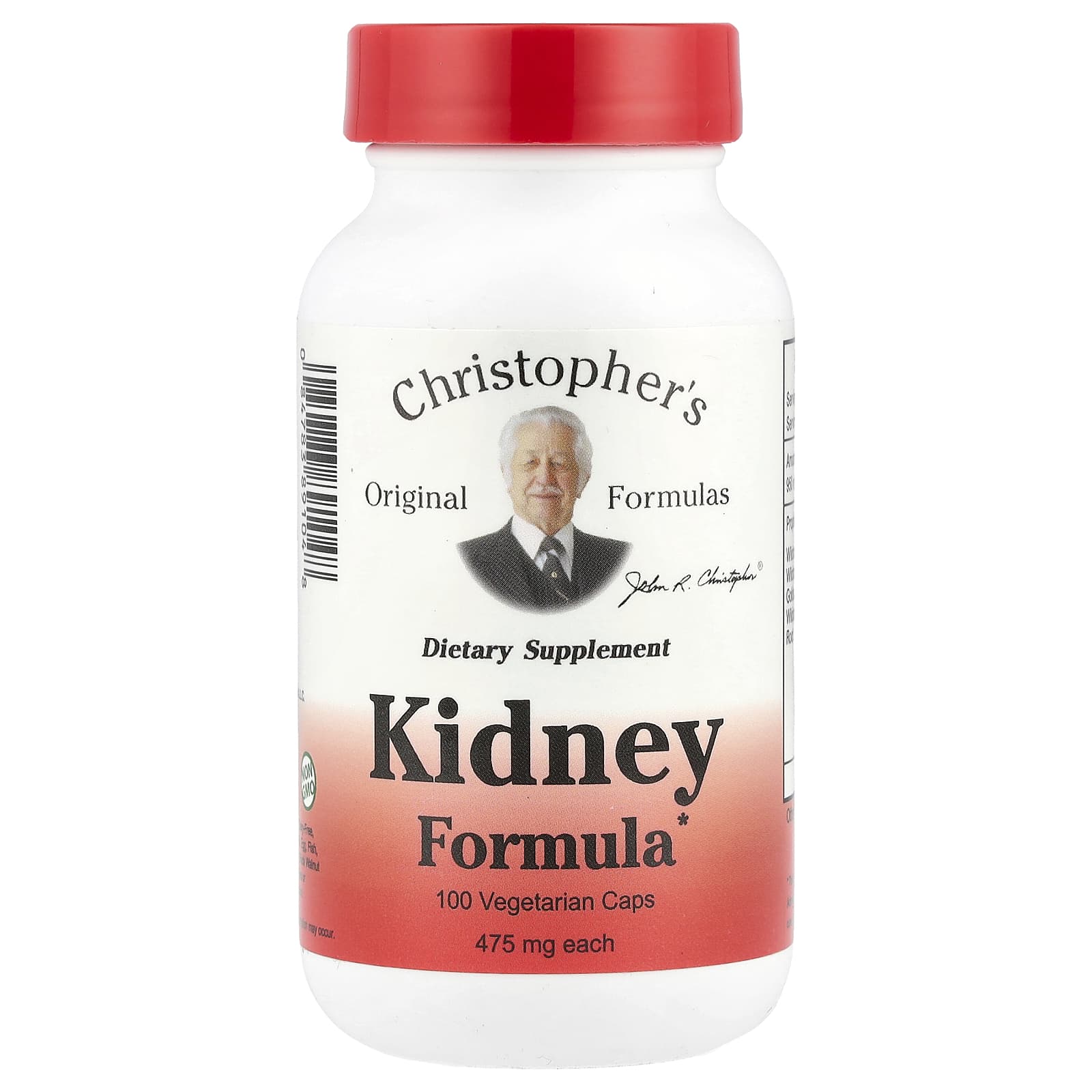 Christophers Original Formulas Формула для почек 475 мг 100 вегетарианских капсул 3890₽