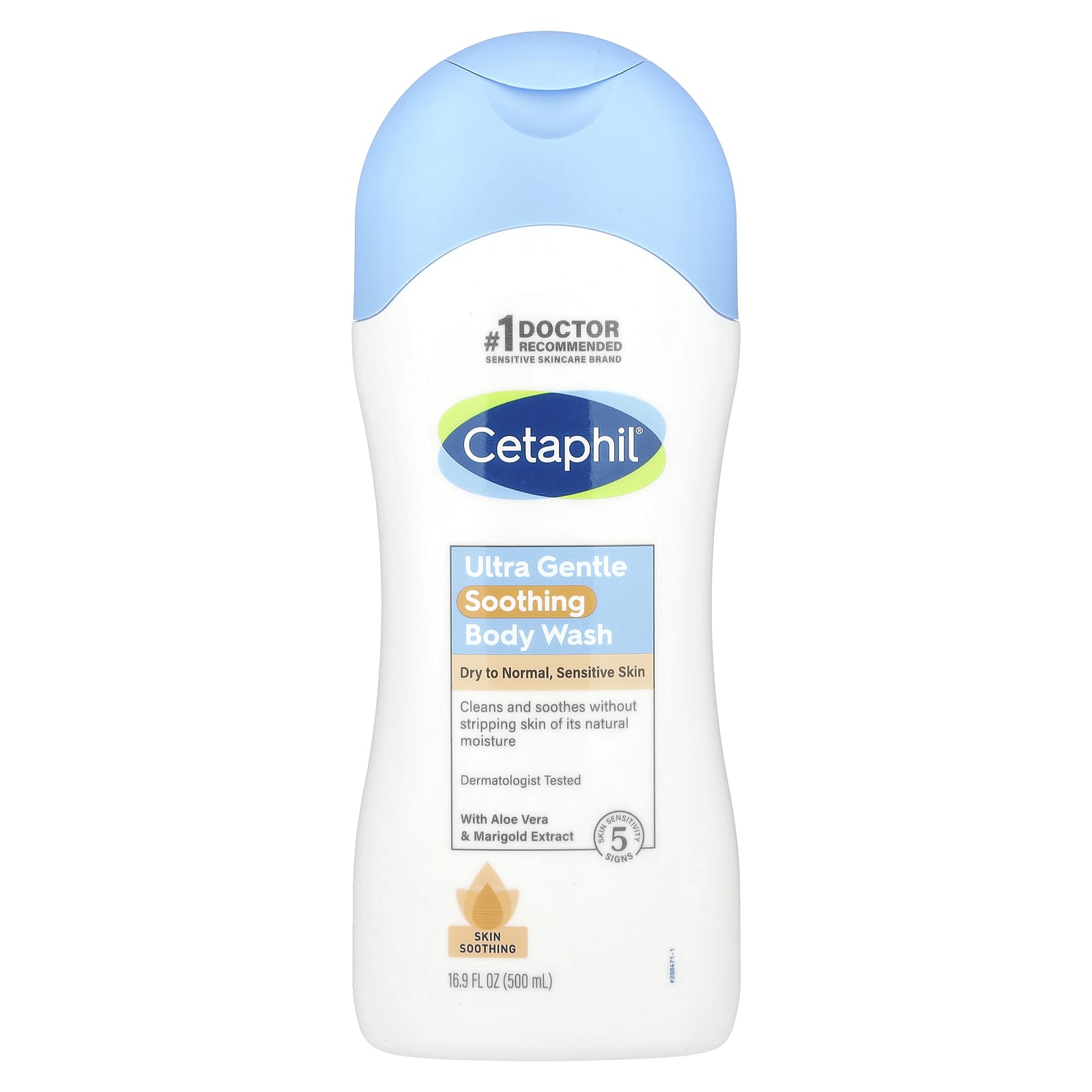 Cetaphil Ультра нежное успокаивающее гель для душа 500 мл 169 жидк Унции 2090₽