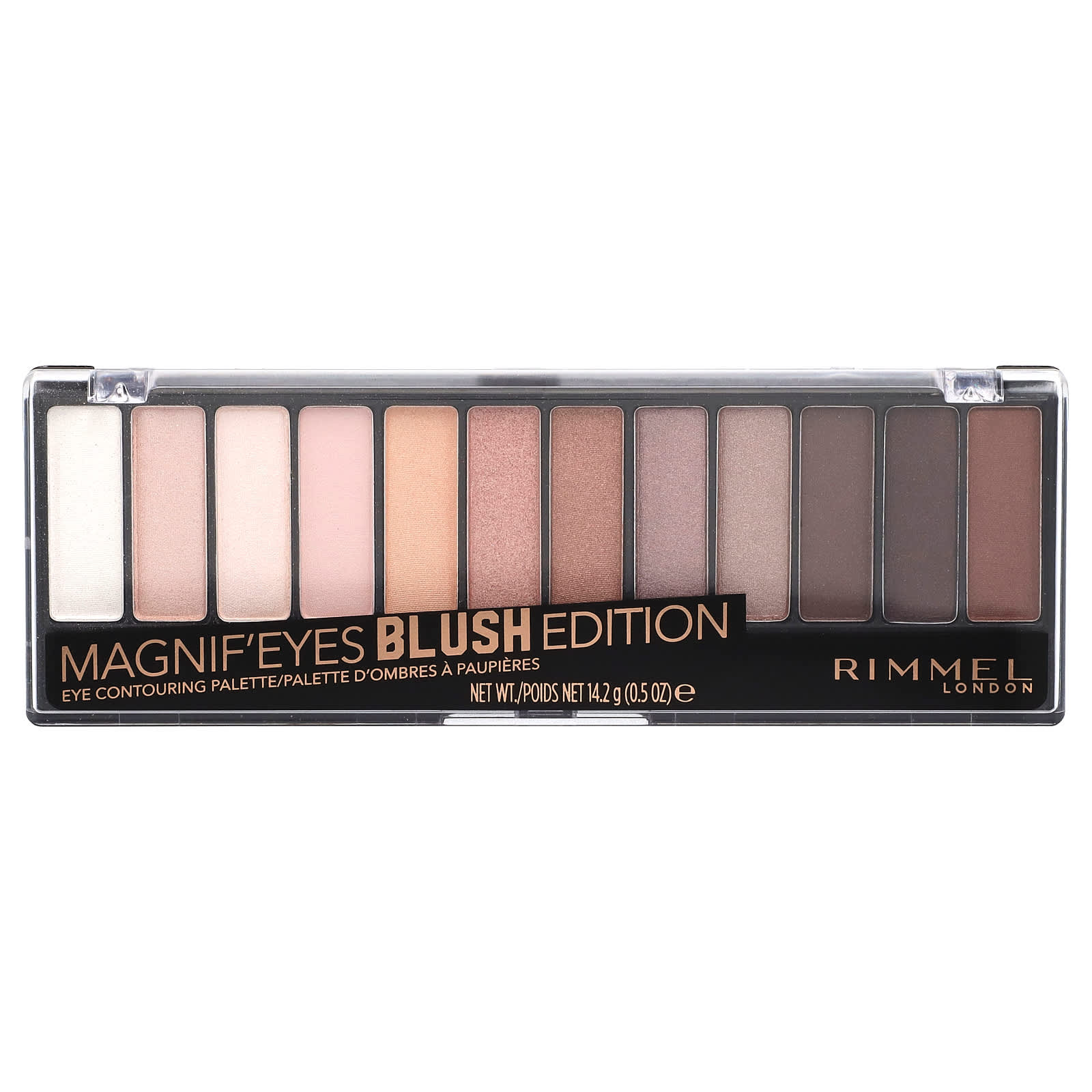 Rimmel London MagnifEyes палитра для контурирования глаз оттенок 002 румян 142 г 05 унции 1890₽