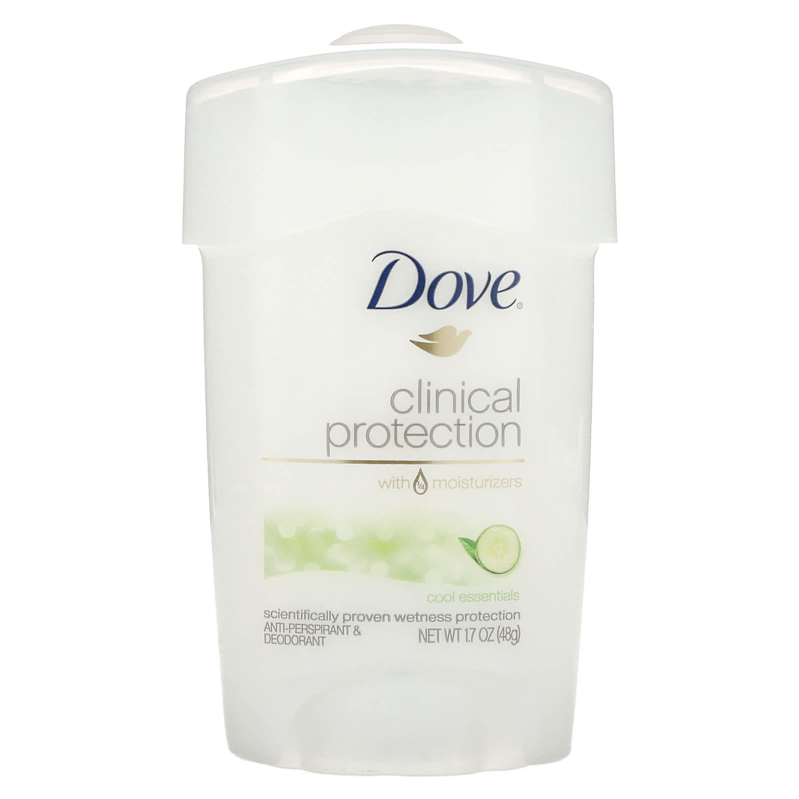 Dove Clinical Protection Prescription Strength дезодорант-антиперспирант прохлада 48 г 17 унции 1990₽