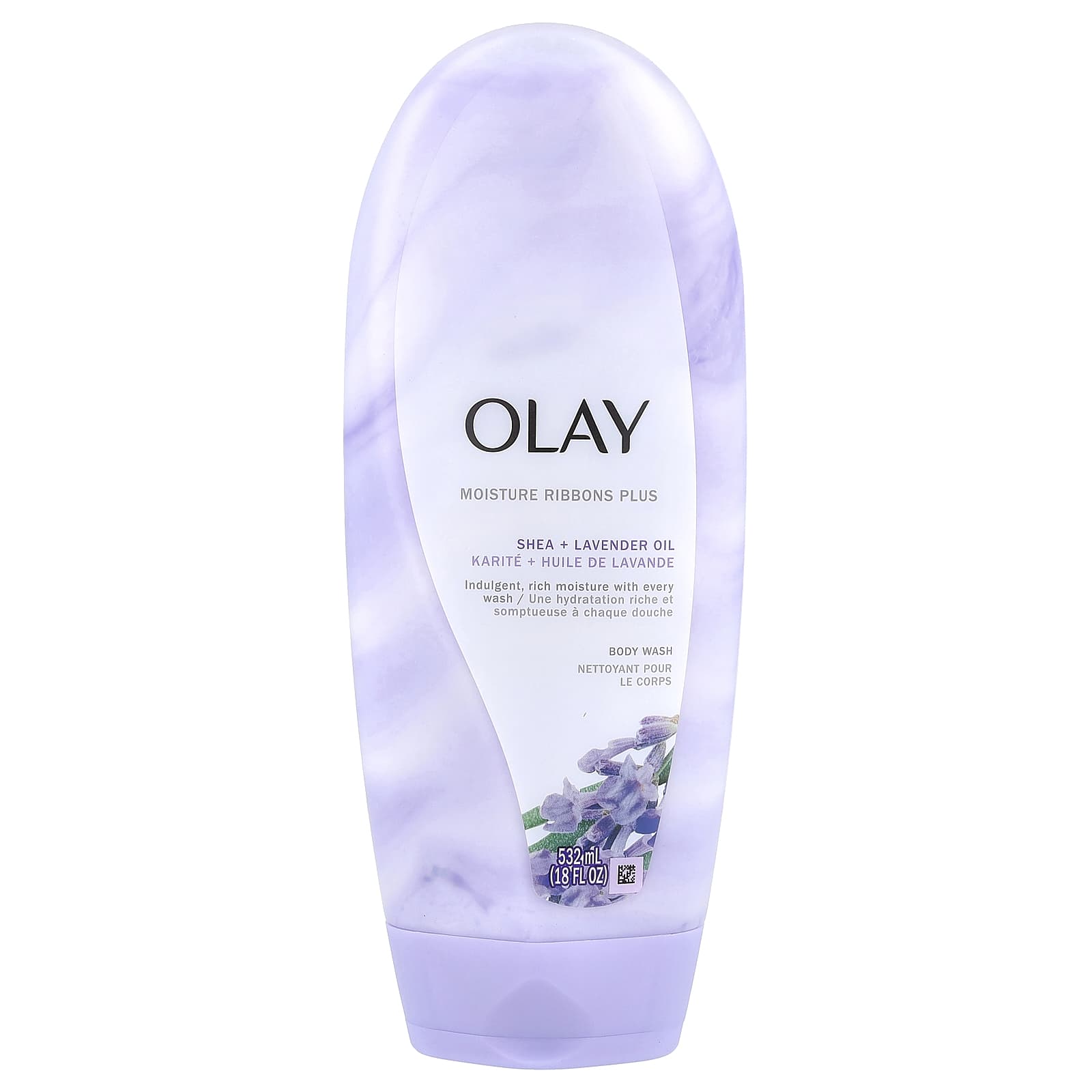 Olay Moisture Ribbons Plus гель для душа масла ши  лаванды 532 мл 18 жидк унций 1990₽