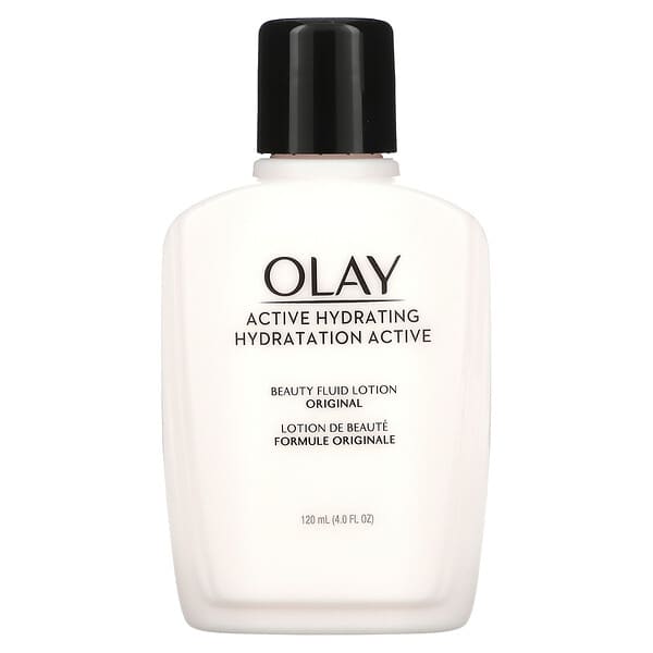 Olay, Active Hydrating, флюид для лица, оригинальный, 120 мл (4 жидк. унции)