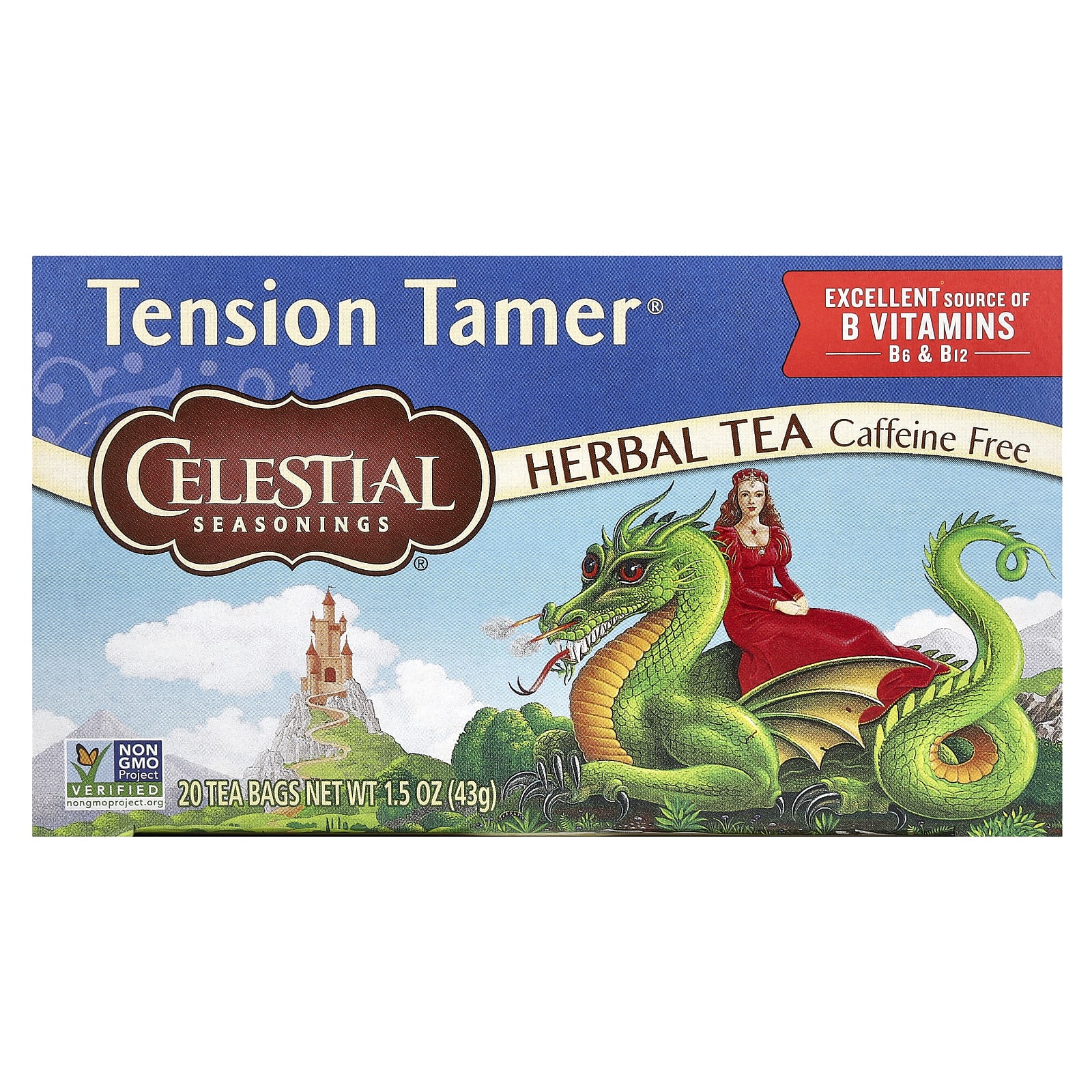 Celestial Seasonings травяной чай устранение напряжения без кофеина 20 чайных пакетиков 15 унций 43 г 1590₽