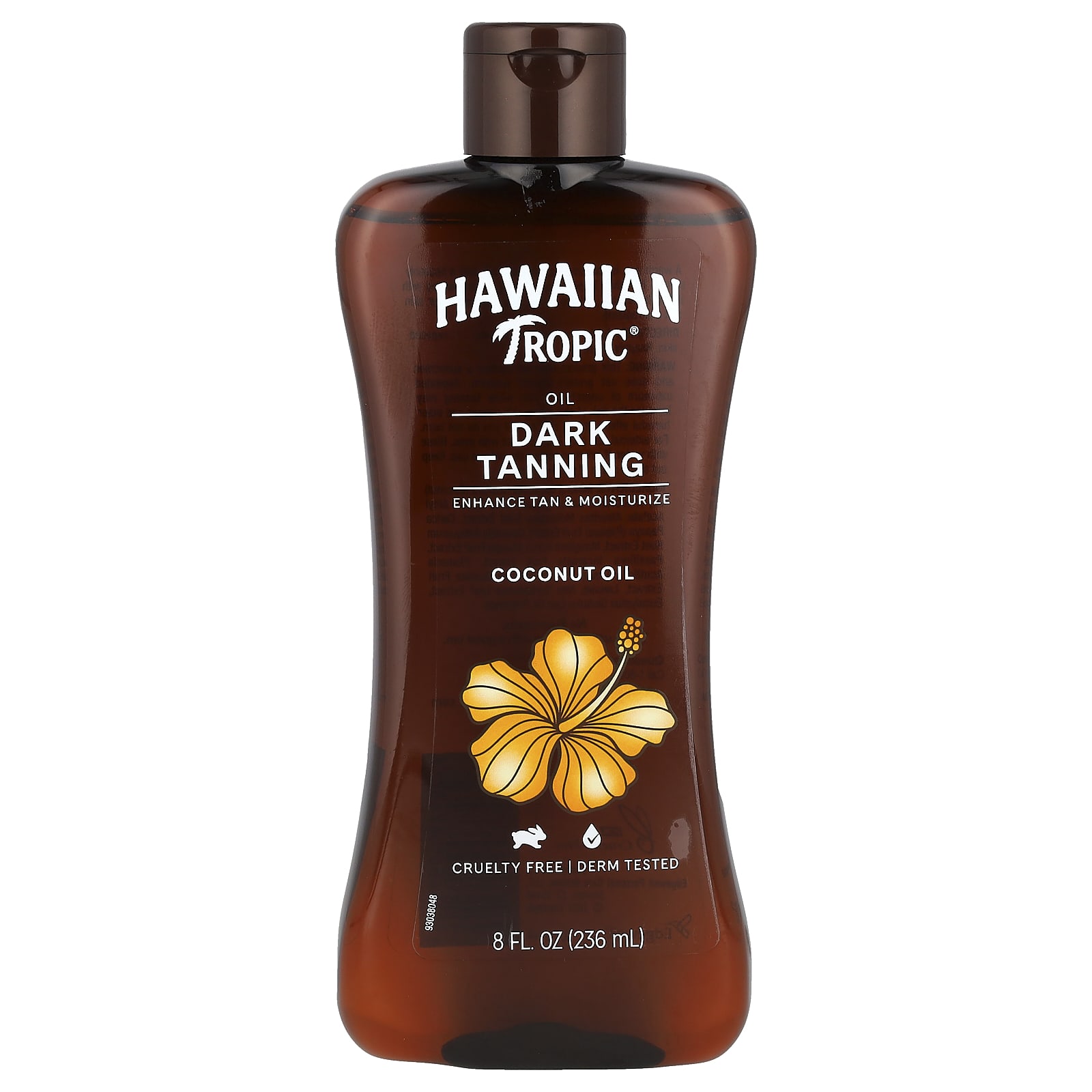 Hawaiian Tropic кокосовое масло для темного загара оригинальное 236 мл 8 жидк унций 2390₽