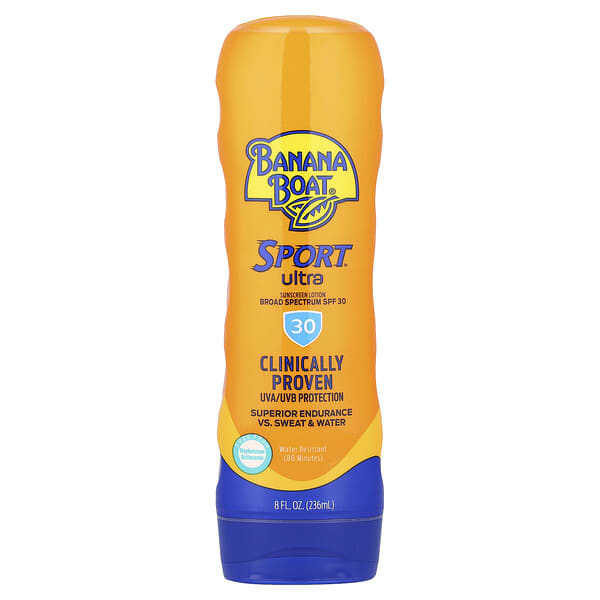 Banana Boat, Sport Ultra, солнцезащитный лосьон, SPF 30, 236 мл (8 жидк. Унций)
