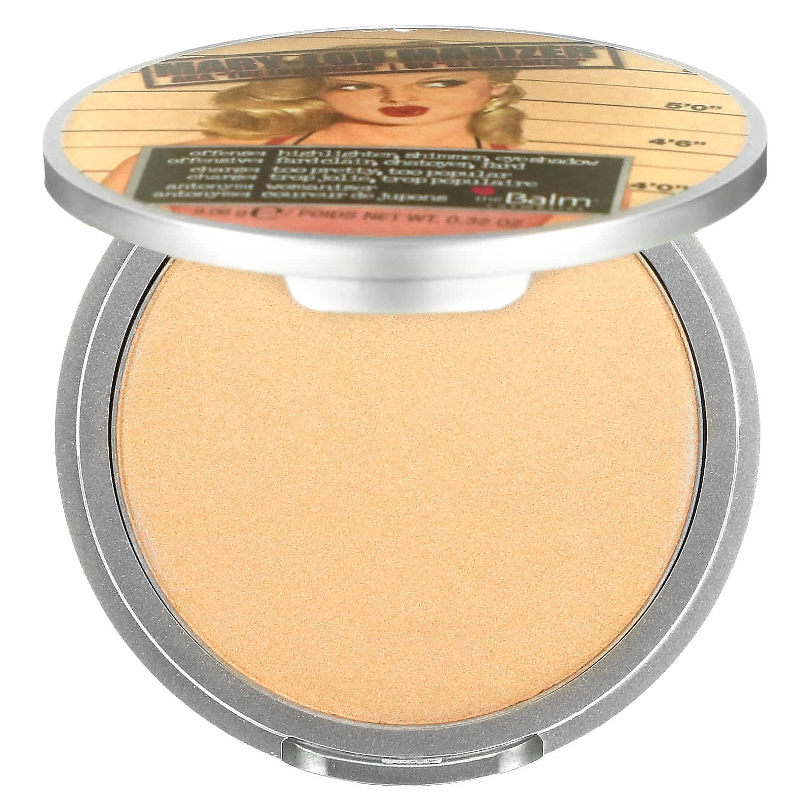 theBalm Cosmetics Mary-Lou Manizer хайлайтер и тени 906 г 3390₽