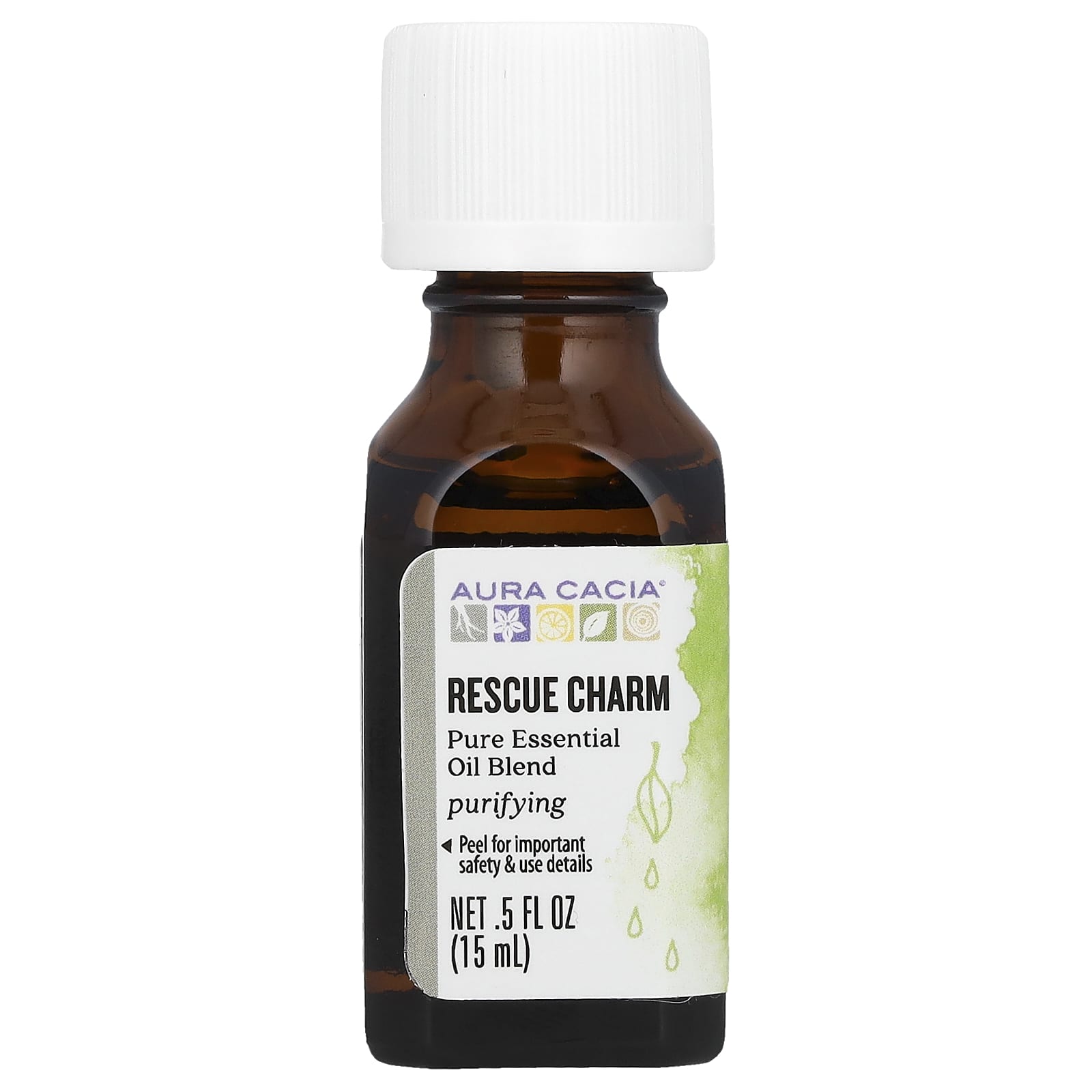 Aura Cacia Смесь чистых эфирных масел Rescue Charm 15 мл 05 жидк Унции 2090₽