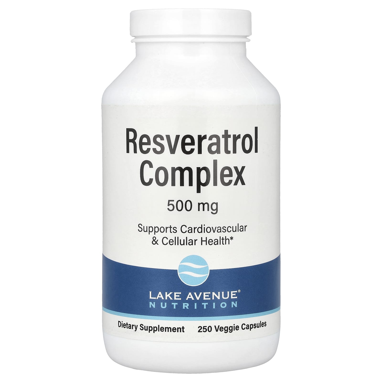 Lake Avenue Nutrition комплекс с ресвератролом 500 мг 250 вегетарианских капсул 5990₽