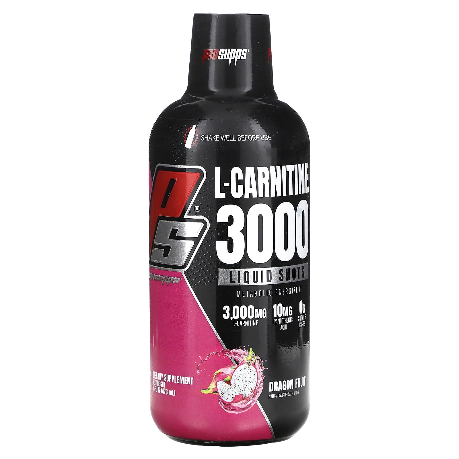 ProSupps L-карнитин 3000 Liquid Shot питайя 473 мл 16 жидк унций 5690₽