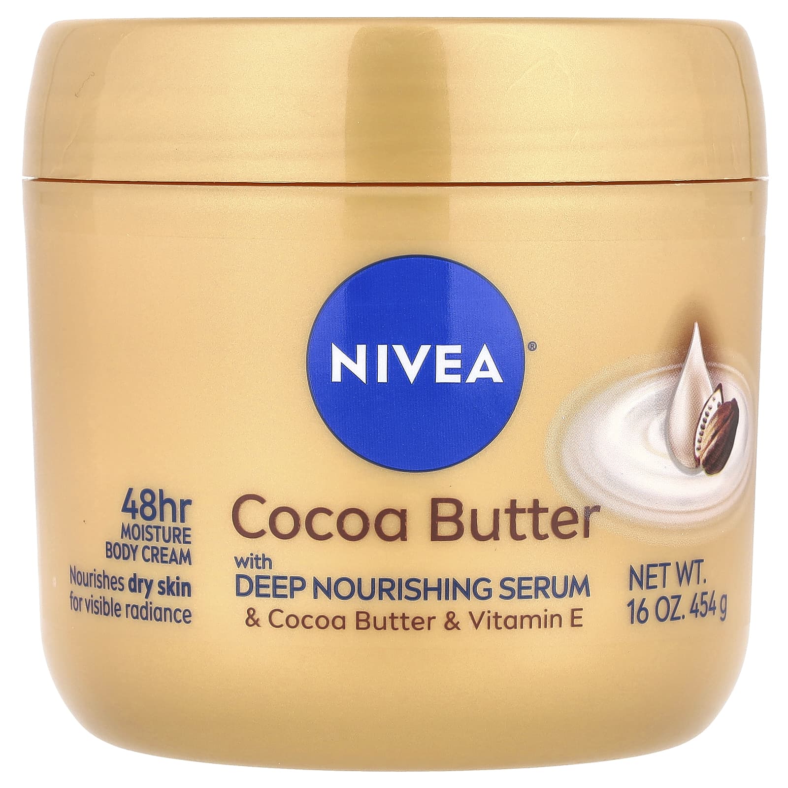 Nivea Крем для тела какао-масло 439 г 155 унций 2190₽