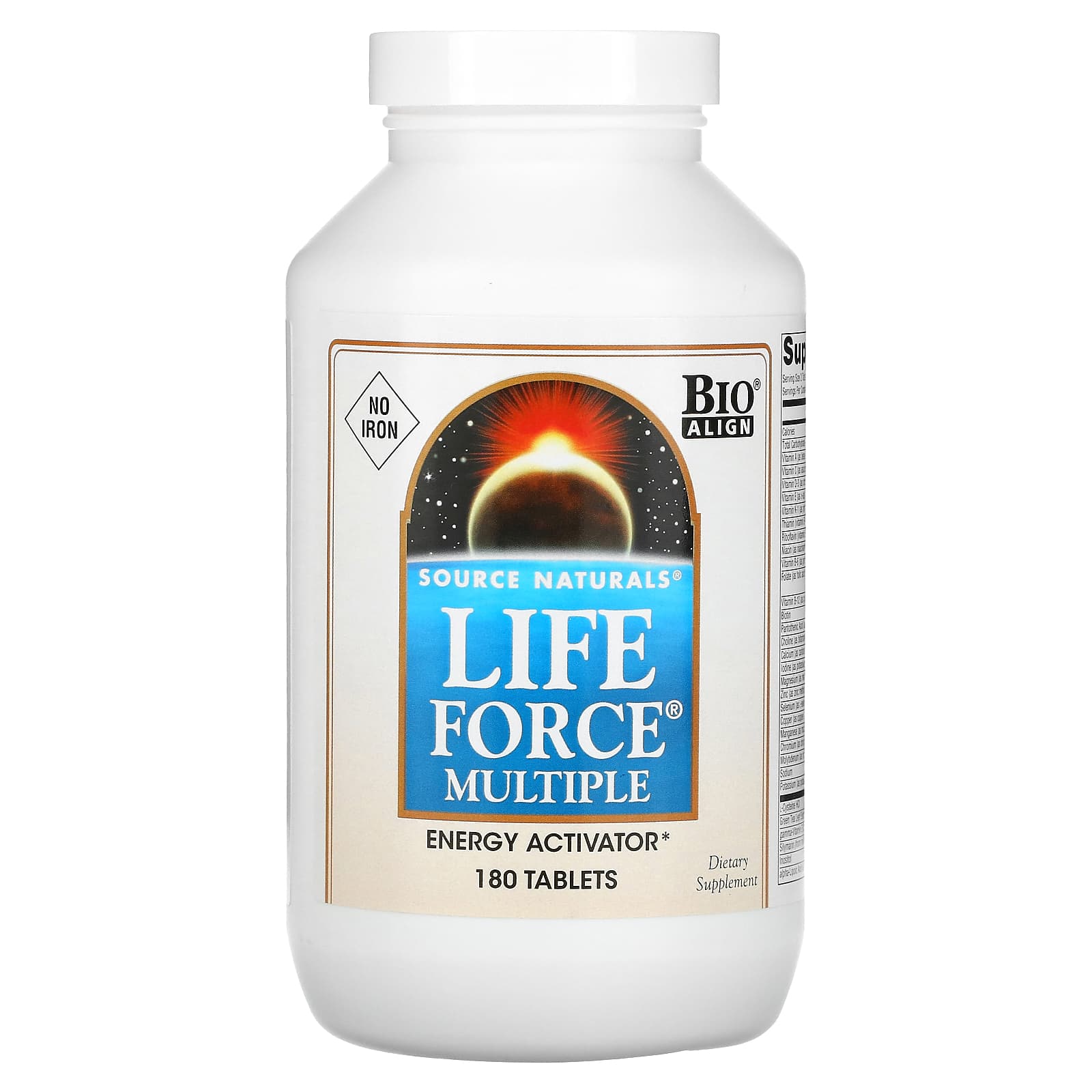 Source Naturals Life Force Multiple без железа 180 таблеток 10290₽