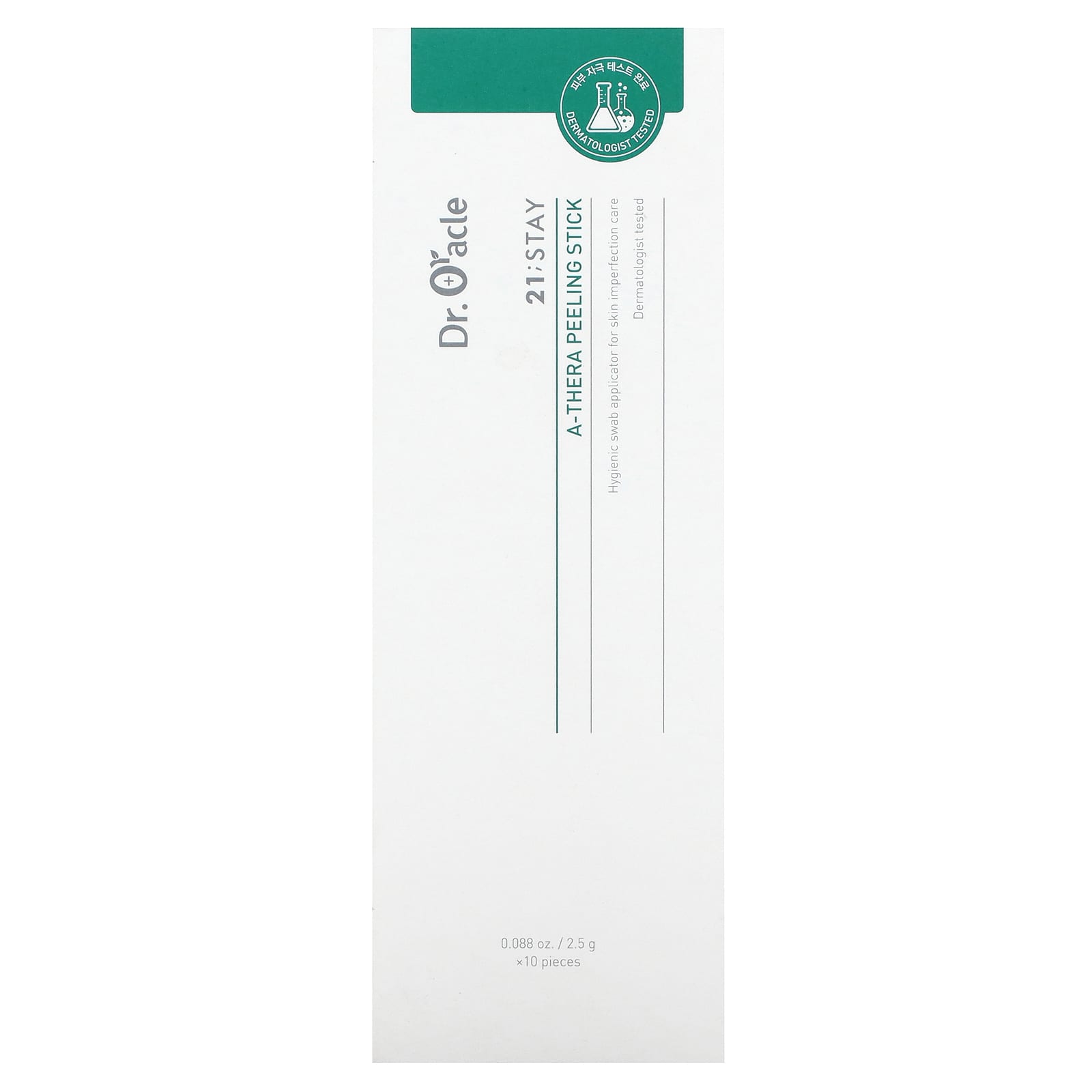 Dr Oracle 21 Stay A-Thera Peeling Sticks 10 шт По 25 г 0088 унции 2690₽