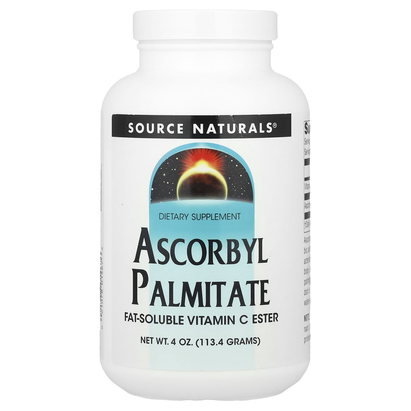 Source Naturals Аскорбилпальмитат порошок 4 унции 1134 г 3890₽