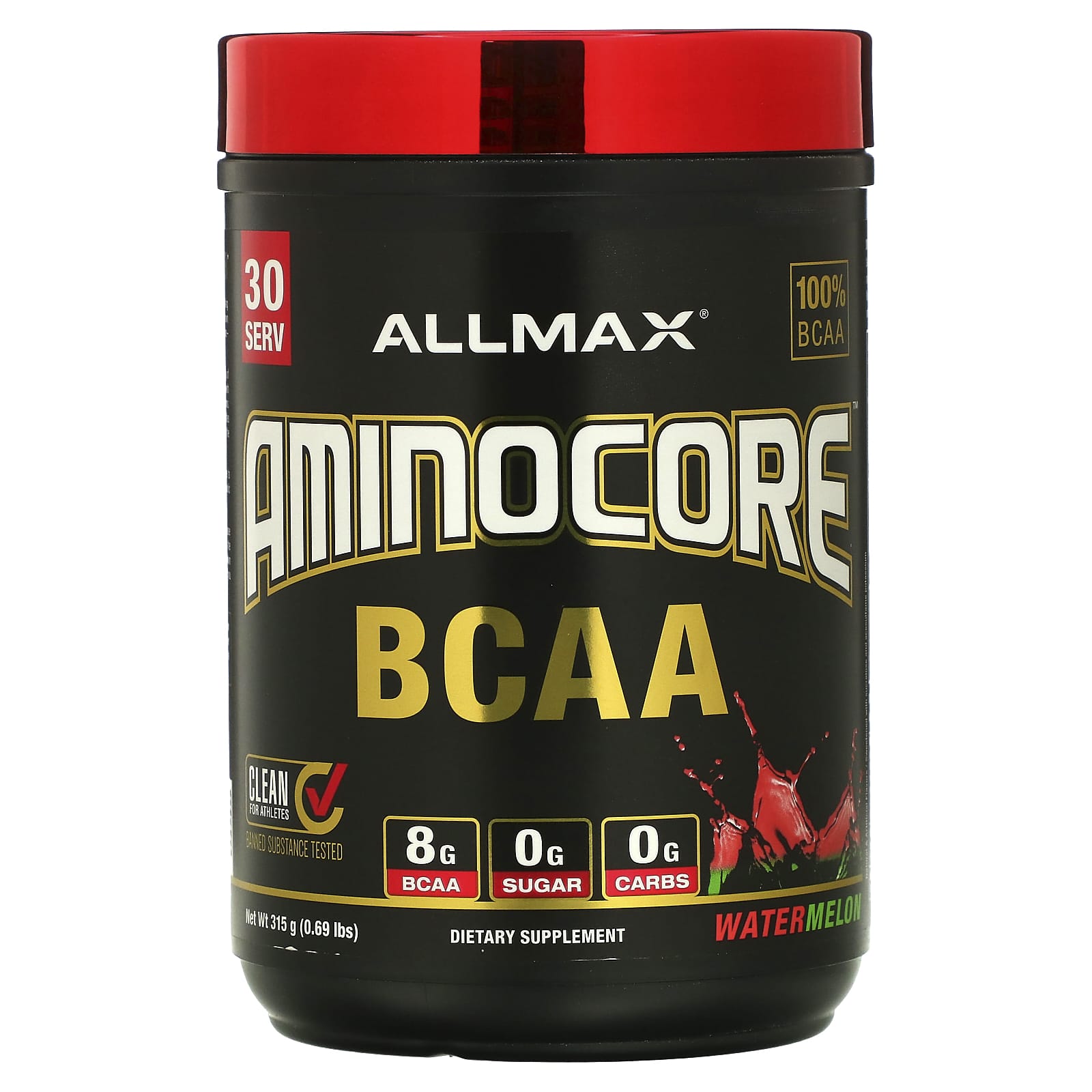 ALLMAX AMINOCORE BCAA Арбуз 315 г 069 фунта 4790₽