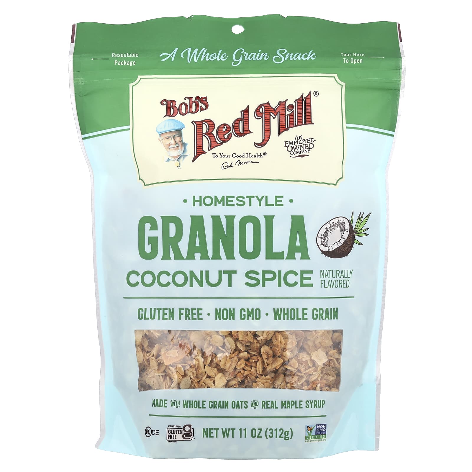 Bobs Red Mill Homestyle Granola кокосовые специи 312 г 11 унций 1790₽