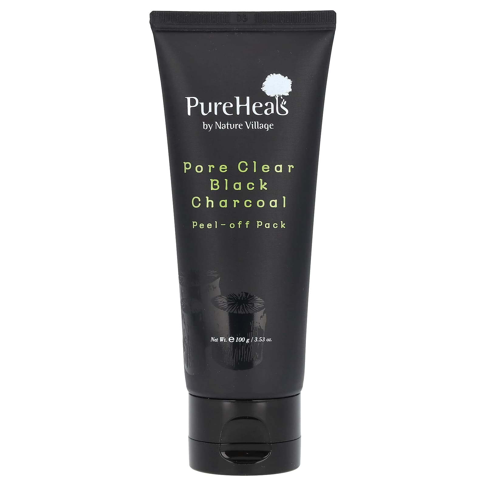 PureHeals Pore Clear Black Charcoal отшелушивающая маска для лица 100 г 353 унции 3690₽
