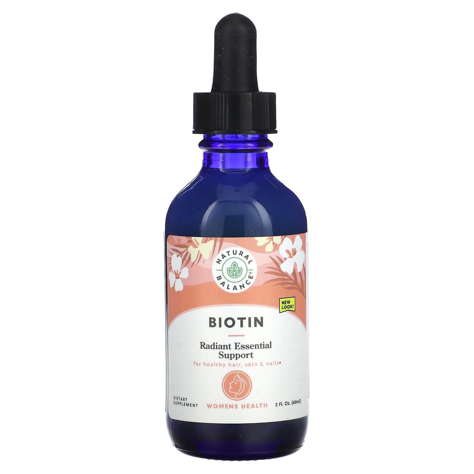 Natural Balance Liquid Biotin незаменимая поддержка для сияния кожи 60 мл 2 жидк Унции 2390₽