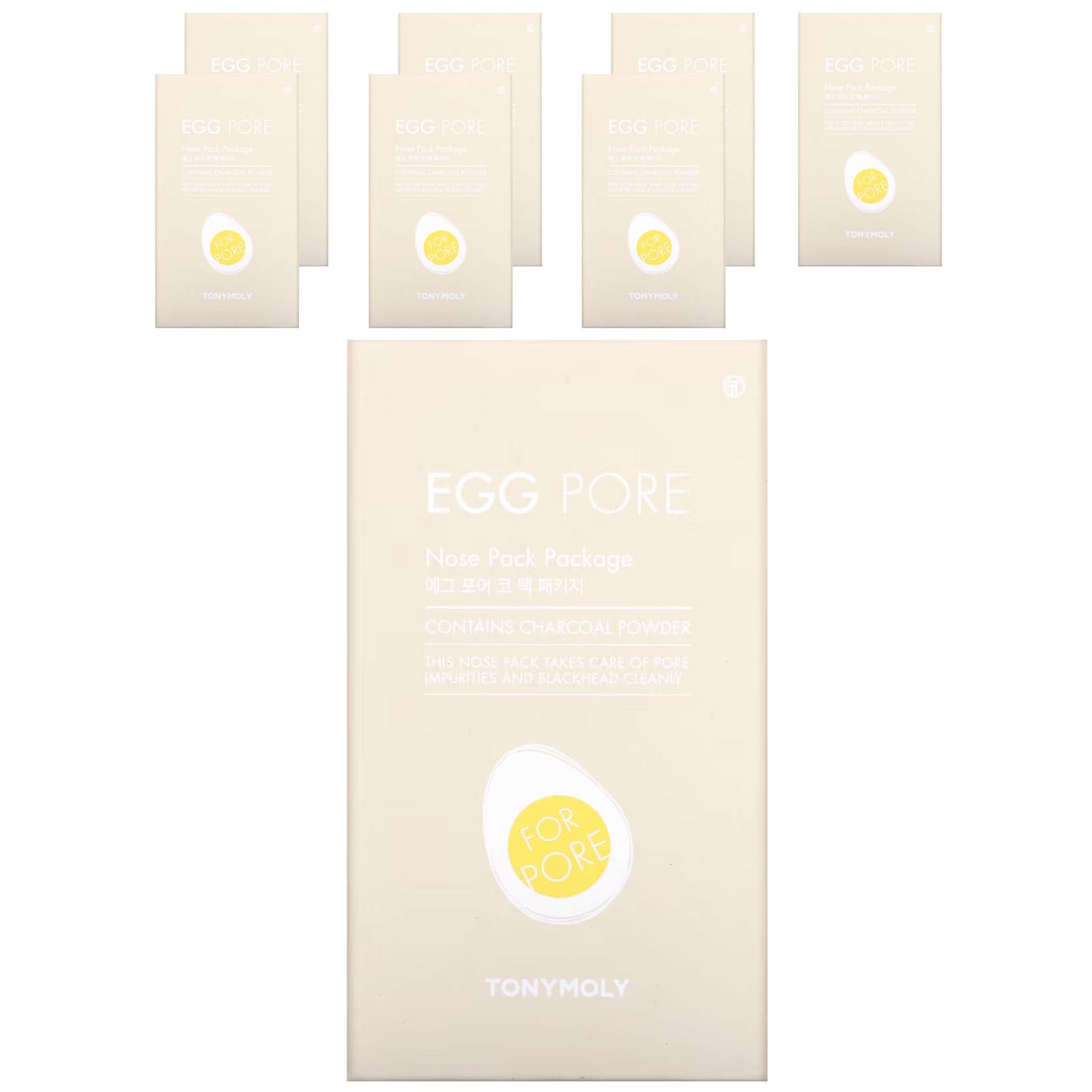 TonyMoly Egg Pore пакетик для носа 7 пакетиков 1790₽